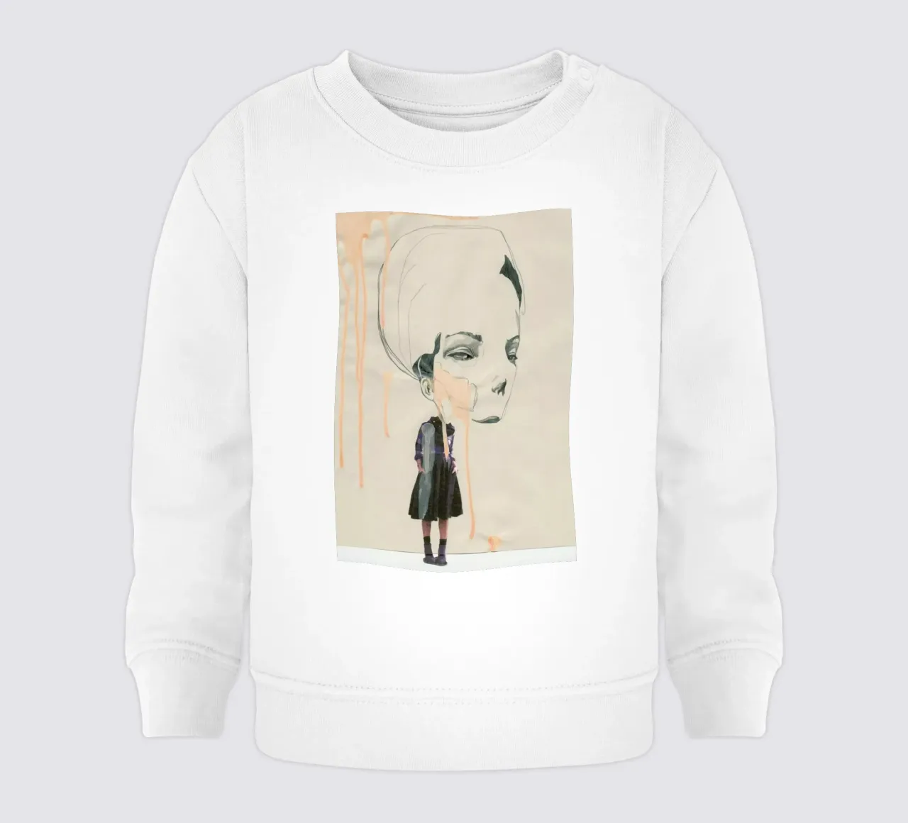 [ˈmandl̩|a͜uɡə] I Baby Sweatshirt von Julia Danckwerth