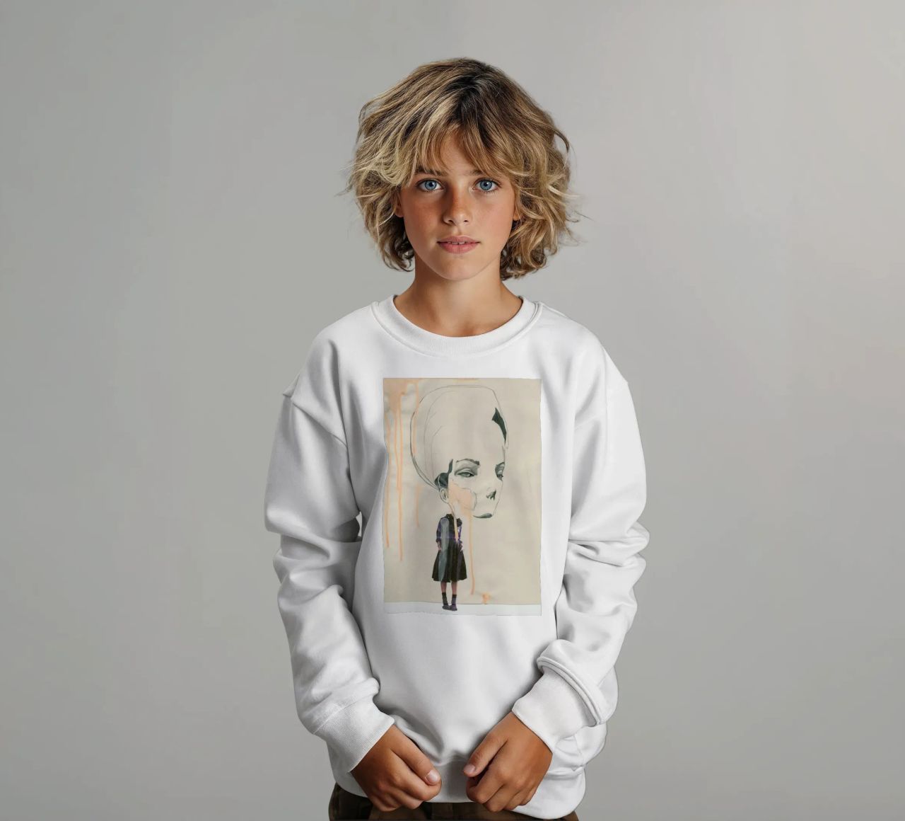 [ˈmandl̩|a͜uɡə] I felpa bambino da Julia Danckwerth