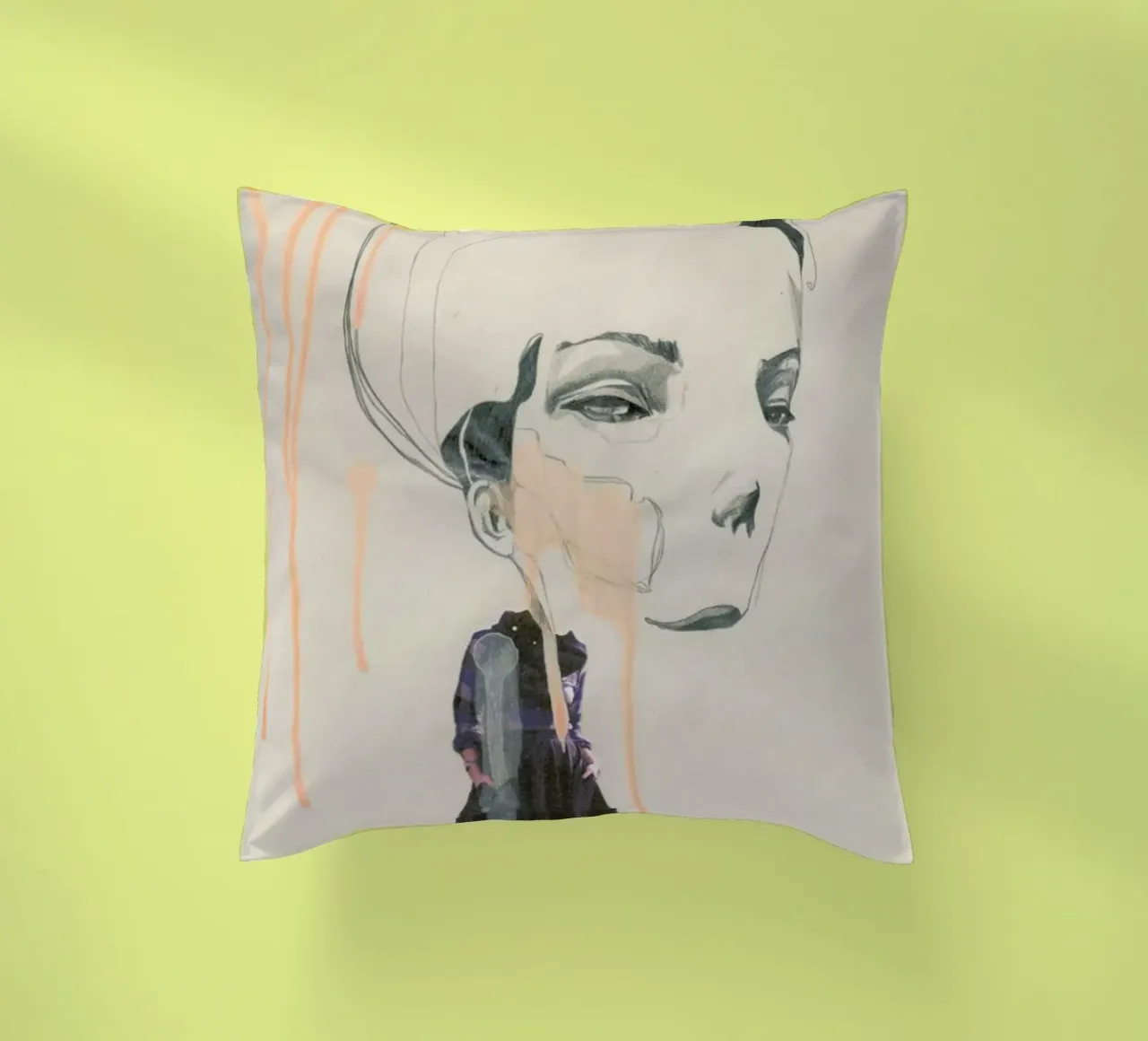 [ˈmandl̩|a͜uɡə] I cojín de Julia Danckwerth