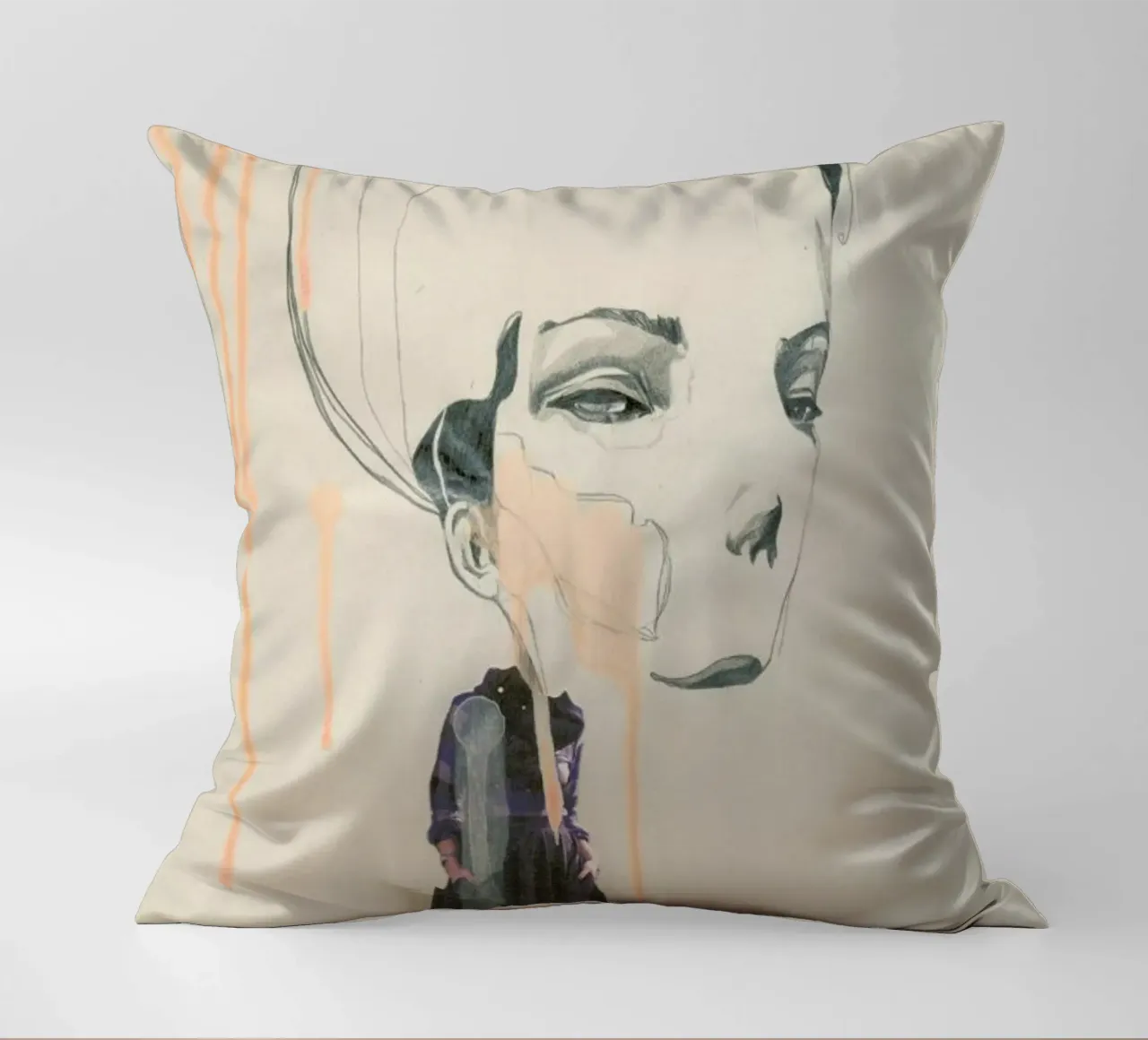 [ˈmandl̩|a͜uɡə] I cojín de Julia Danckwerth