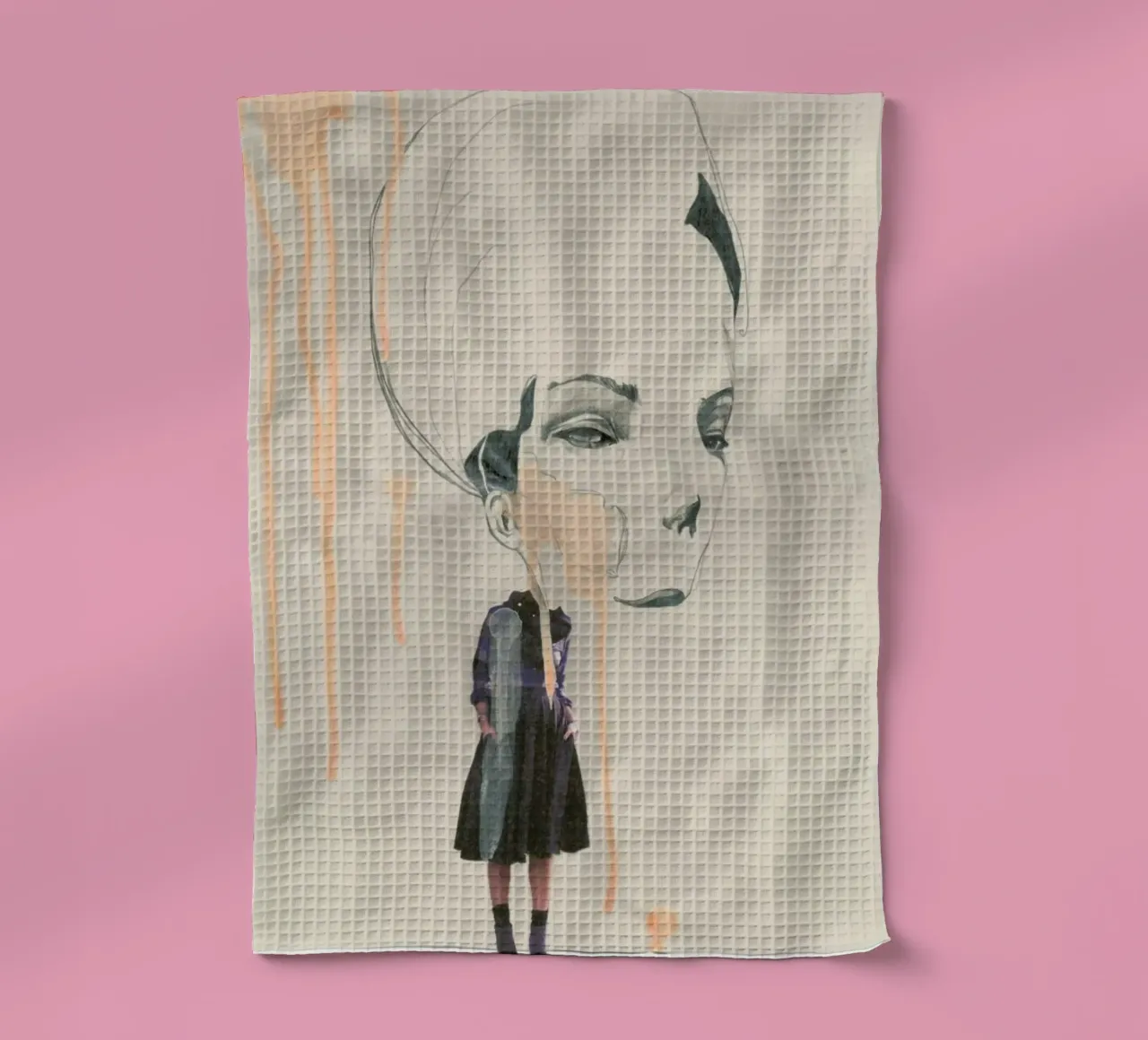 [ˈmandl̩|a͜uɡə] I paño de cocina de Julia Danckwerth