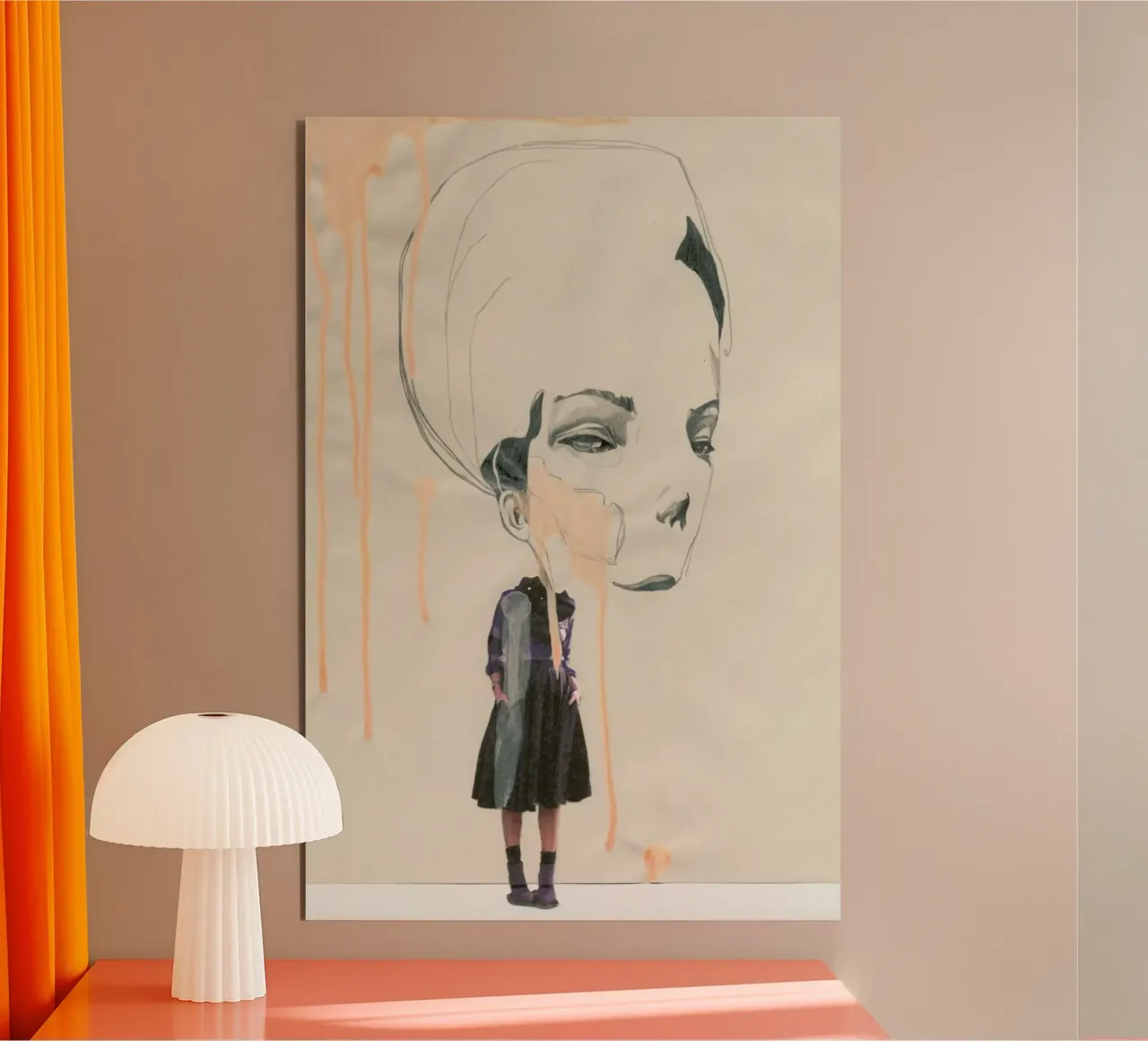 [ˈmandl̩|a͜uɡə] I alluminio dibond da Julia Danckwerth
