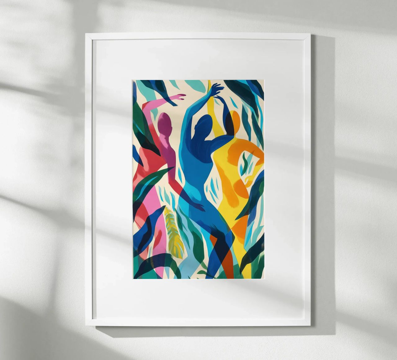 Dance of the three women | Decorative-abstract printmaking poster by Autofocus