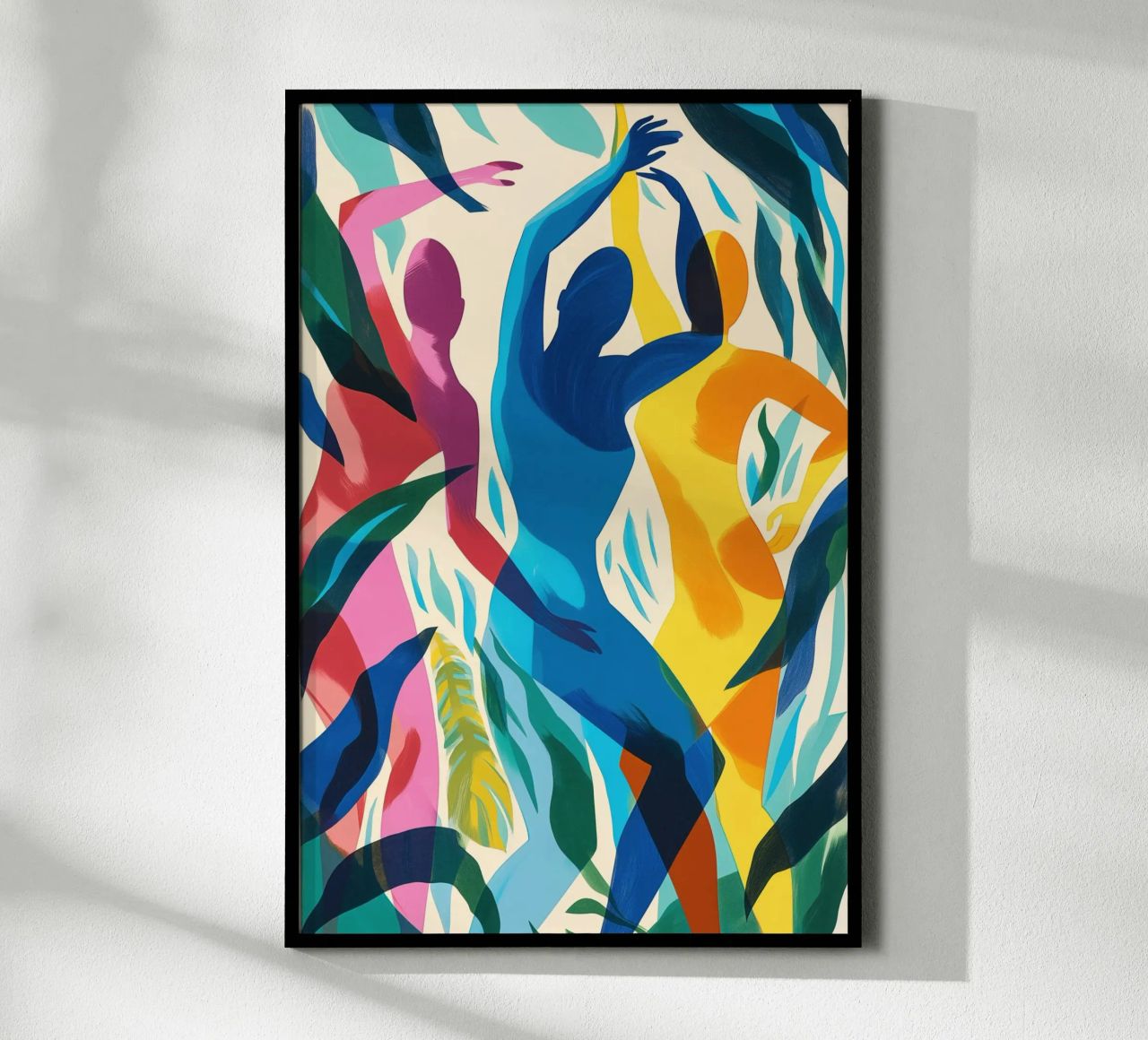 Dance of the three women | Decorative-abstract printmaking poster by Autofocus