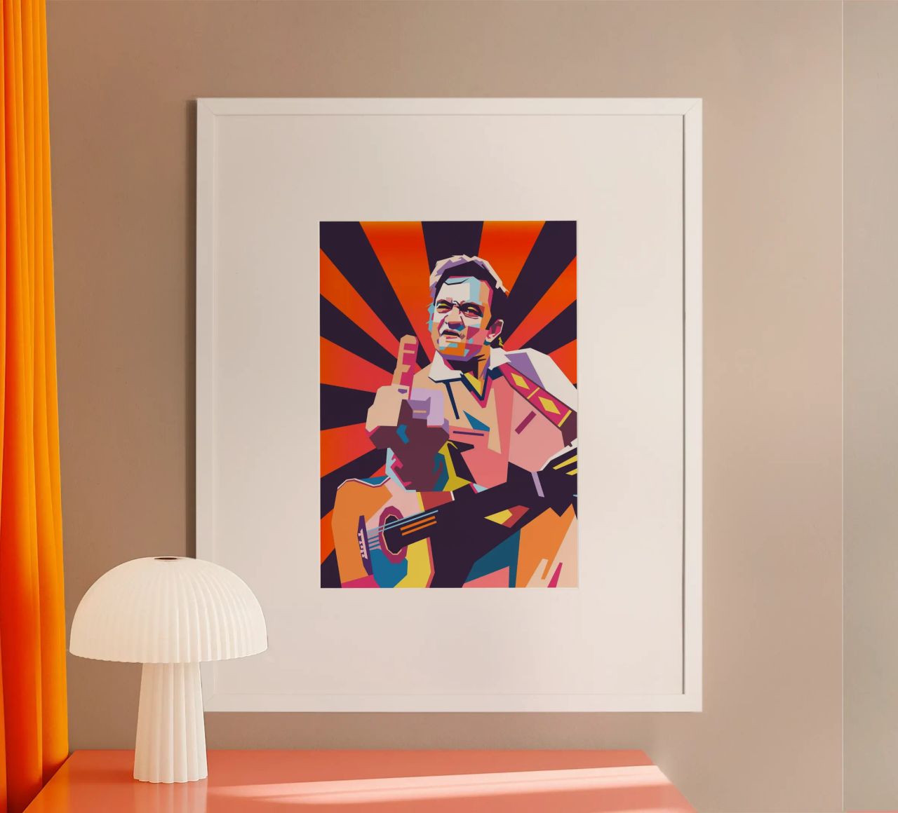 Johnny Cash d'antan poster de Hantamrata
