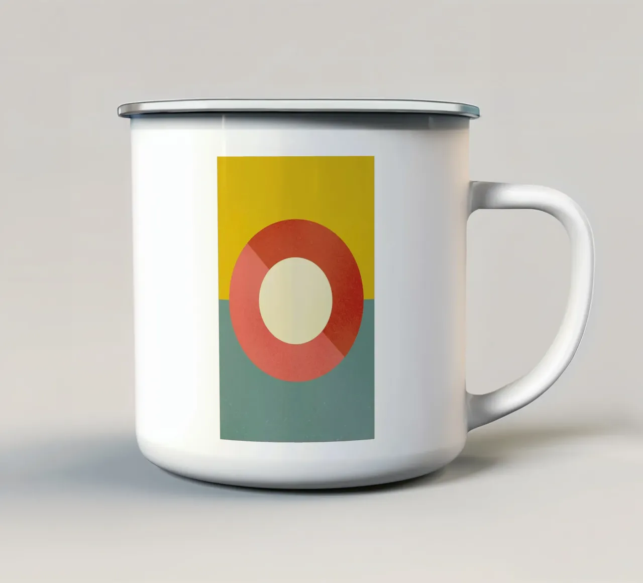 Porthole tazza in smalto da daylight design studio