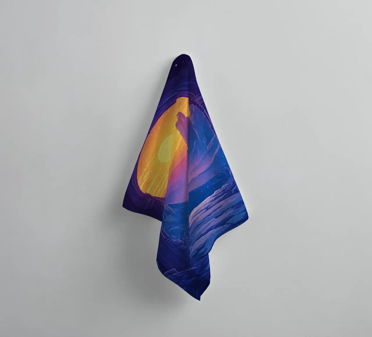 Gateway to a luminous dream world towel by pixelbull - medieval art and more