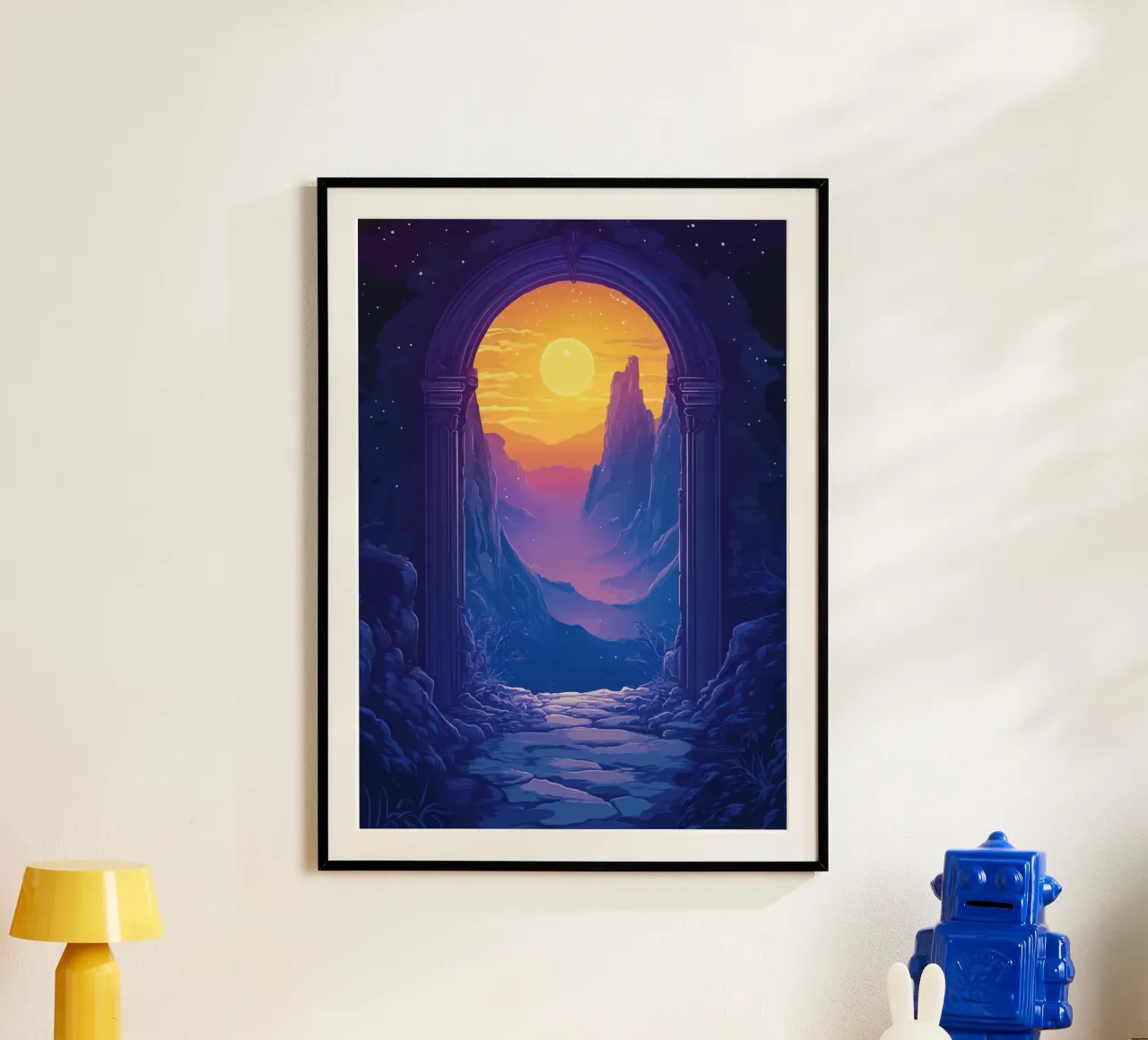 Gateway to a luminous dream world hahnemühle by pixelbull - medieval art and more