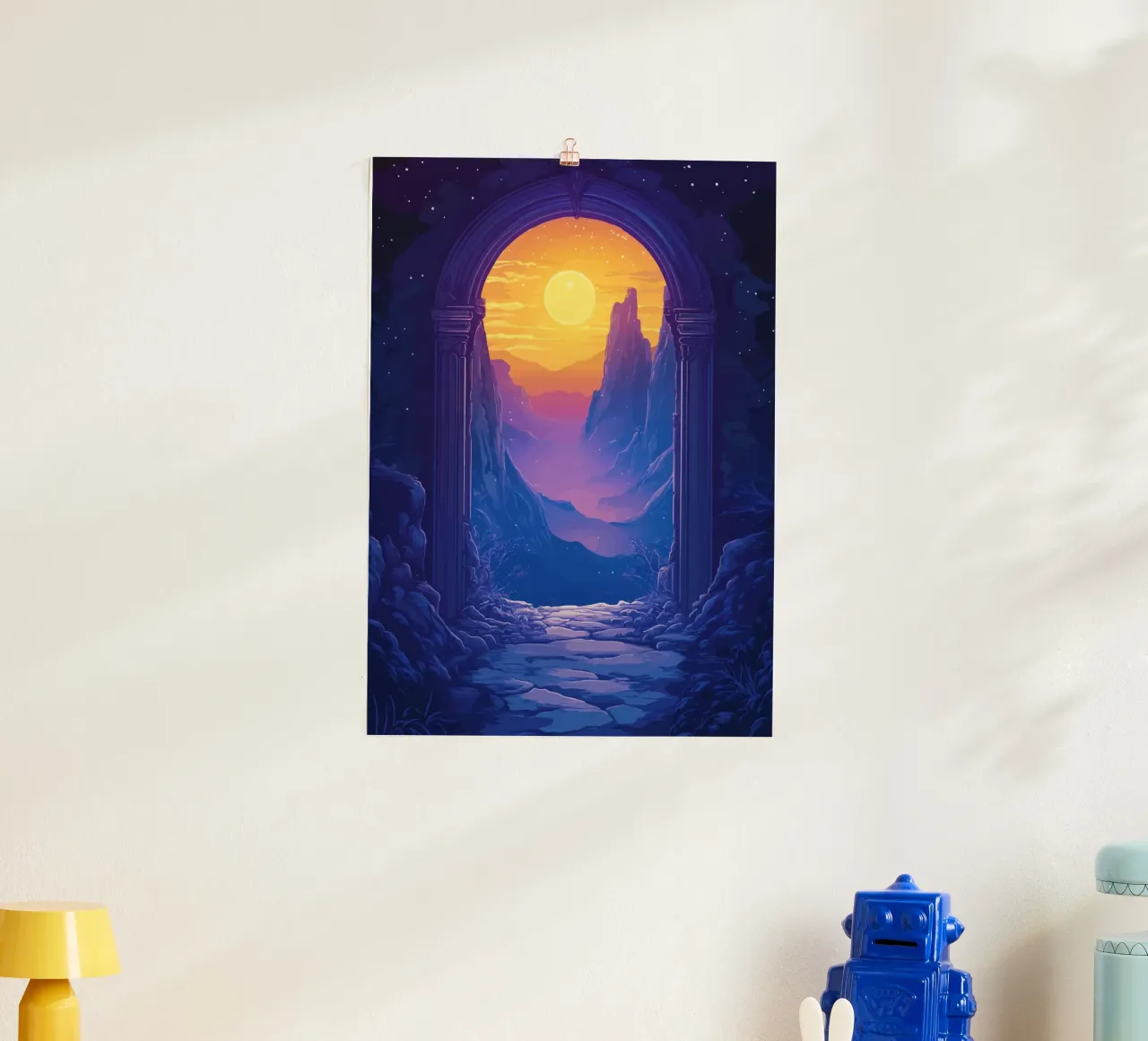 Gateway to a luminous dream world hahnemühle by pixelbull - medieval art and more