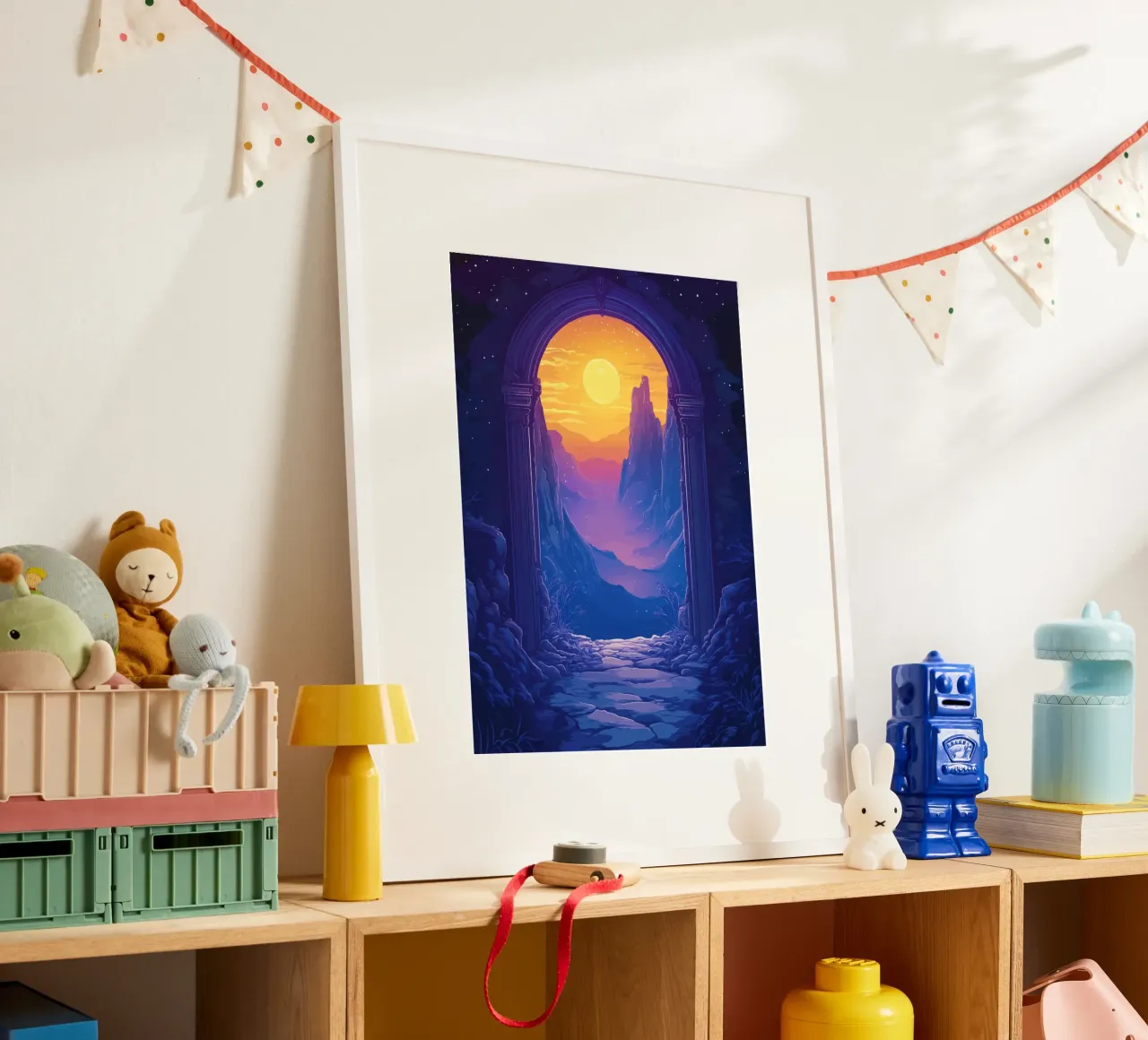 Gateway to a luminous dream world hahnemühle by pixelbull - medieval art and more