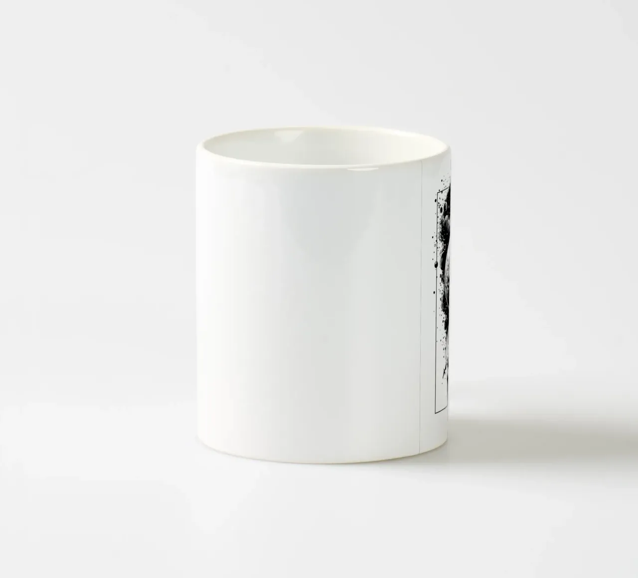 Sogni cosmici in bianco e nero tazza in ceramica da pixelbull - medieval art and more