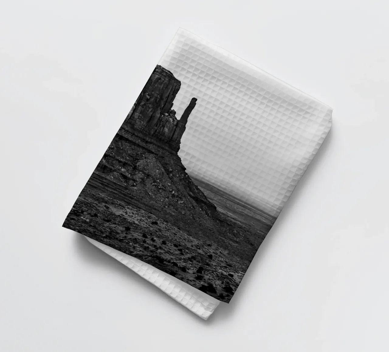 Mania Landscapes Raw 13 Monument Valley (USA) tea towel by Mania Print Collection