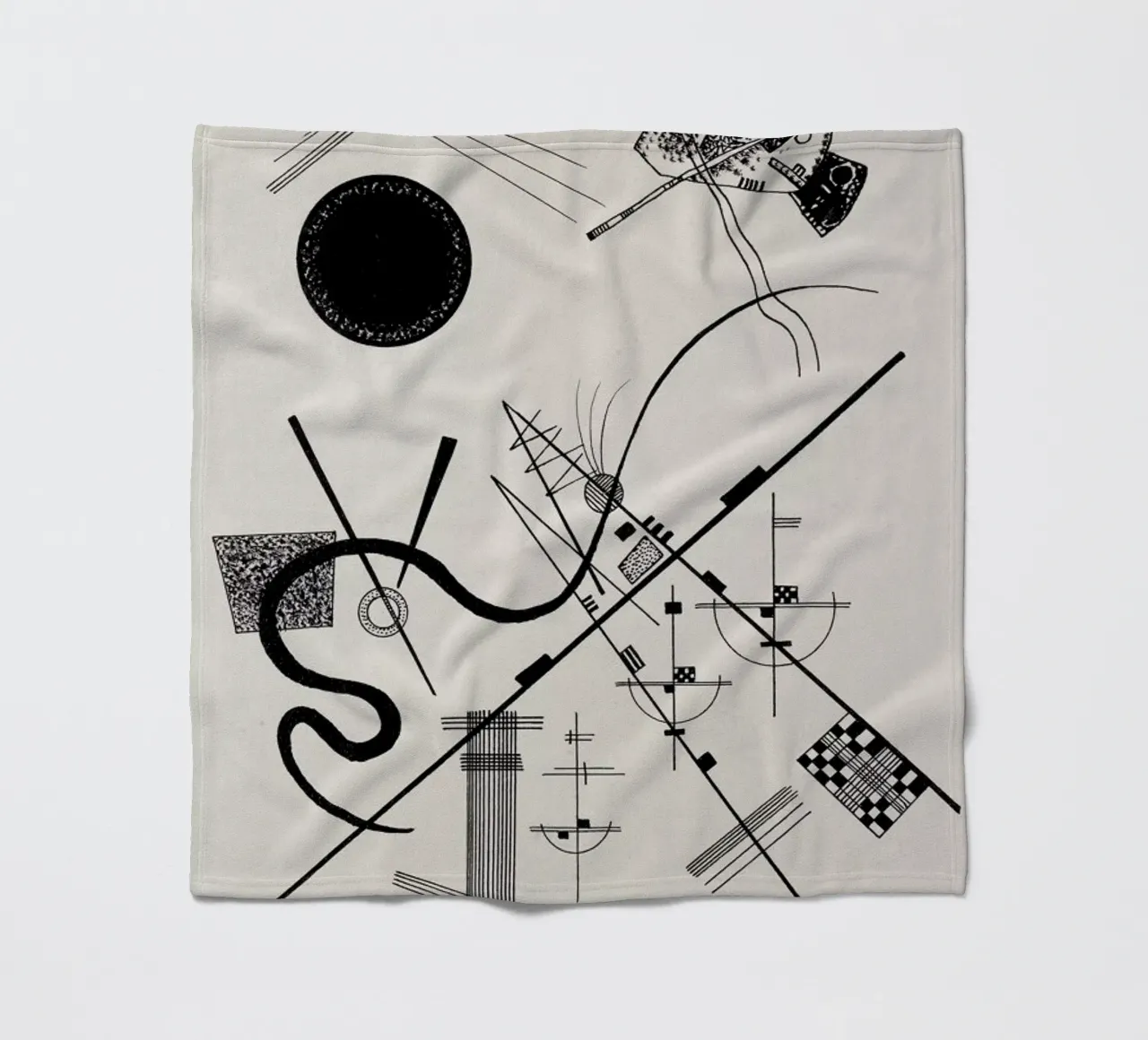 Kandinsky - Untitled (Drawing 4) coperta in pile da ARTOTHEK