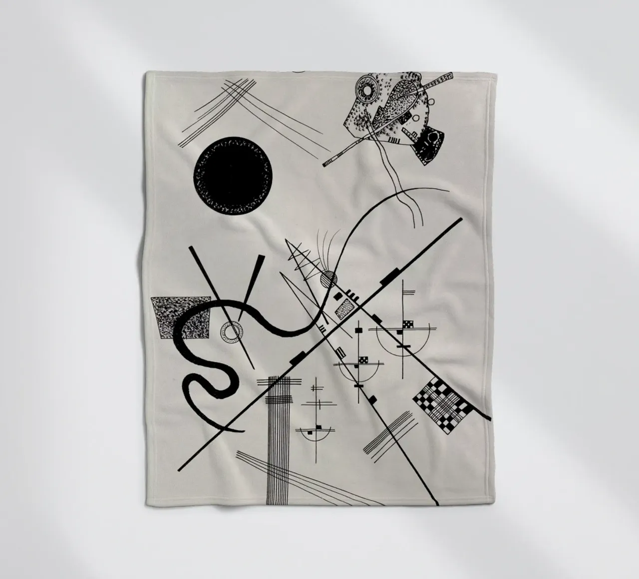 Kandinsky - Untitled (Drawing 4) coperta in pile da ARTOTHEK