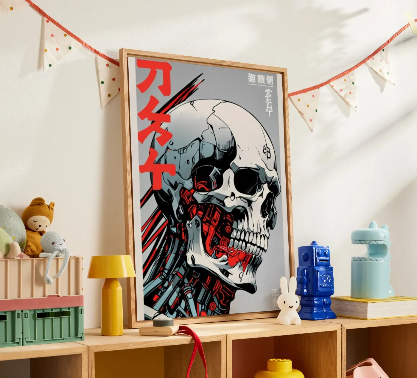 Kanji Skull plexiglass da LM2Kone