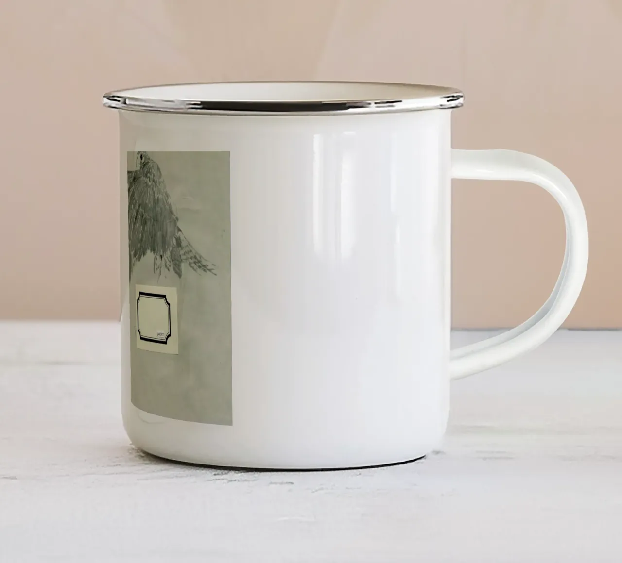 [ˈpapa] I tazza in smalto da Julia Danckwerth