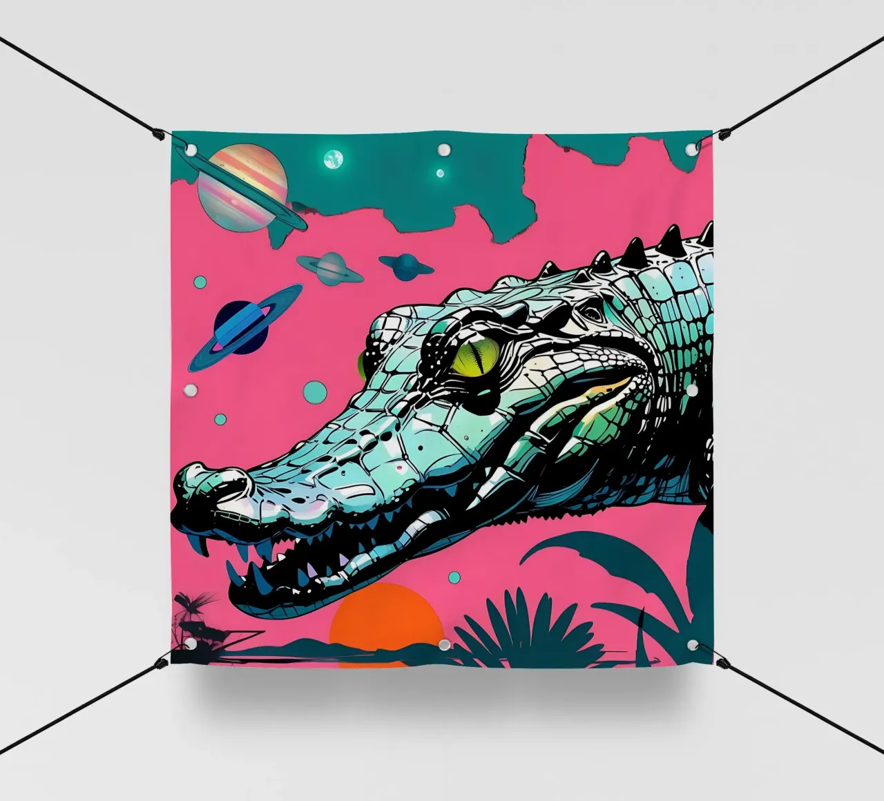 Crocodile_Style_D_1 pvc cover by Tierisch bunt by LK