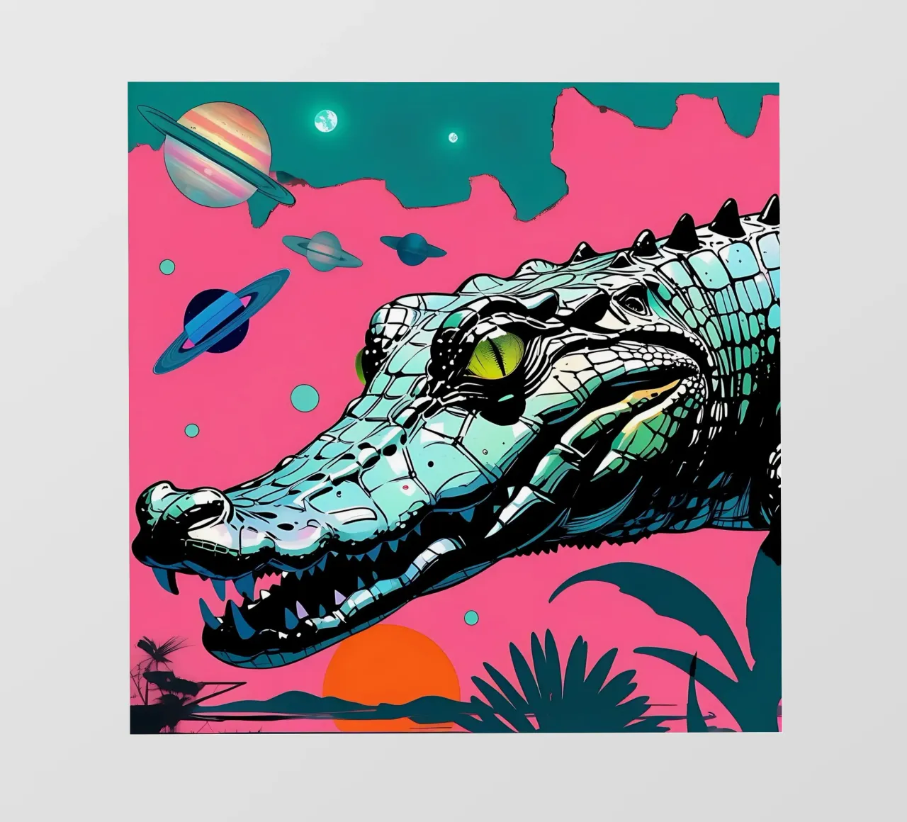 Crocodile_Style_D_1 pvc cover by Tierisch bunt by LK