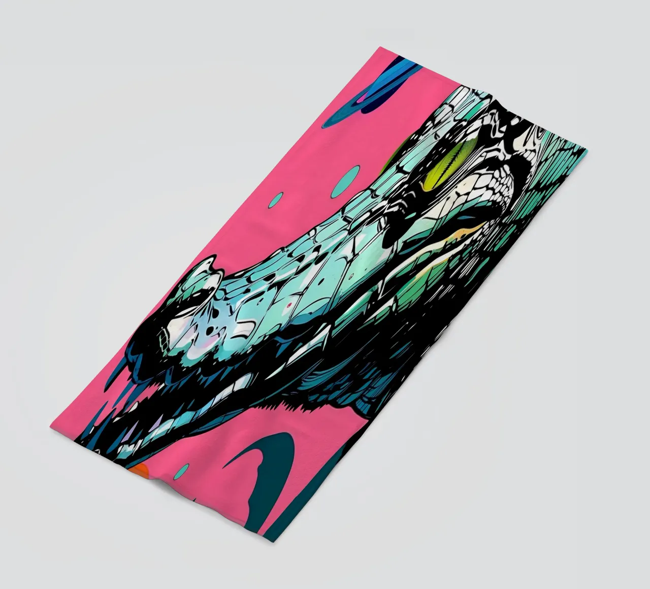 Coccodrillo_Stile_D_1 telo mare da Tierisch bunt by LK