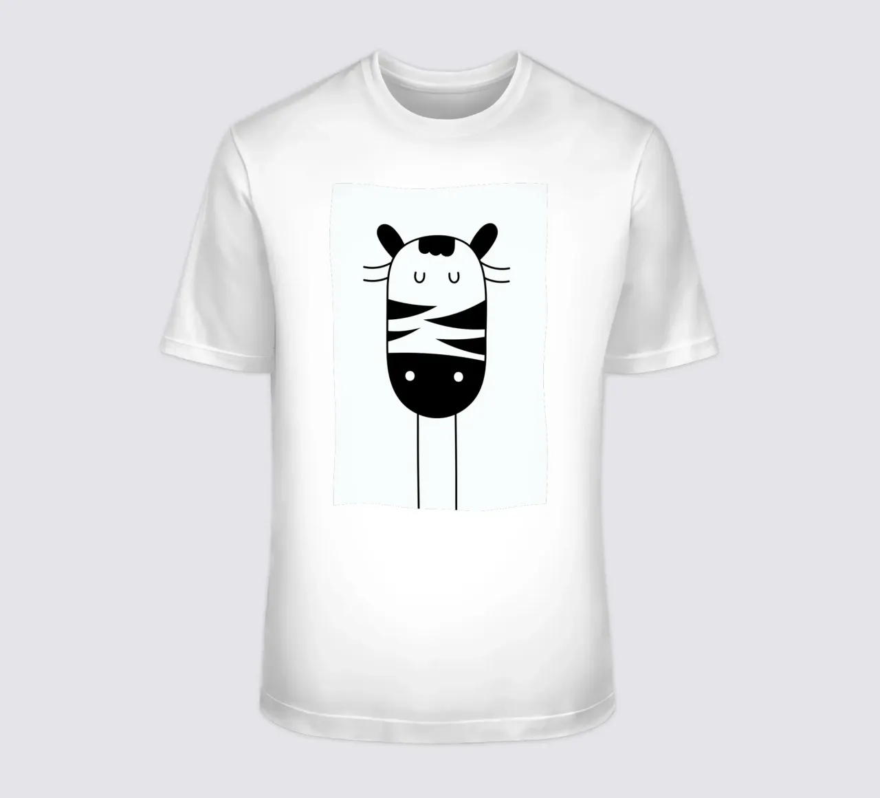 Sleepy Zebra t-shirt da Little Flourishes