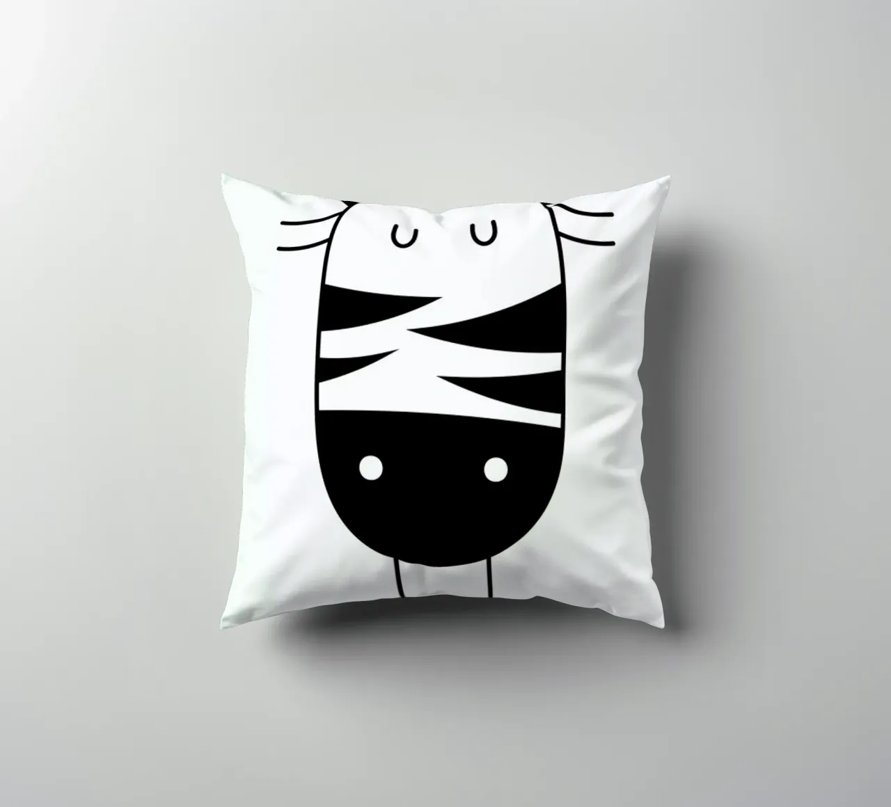 Sleepy Zebra cuscino da Little Flourishes