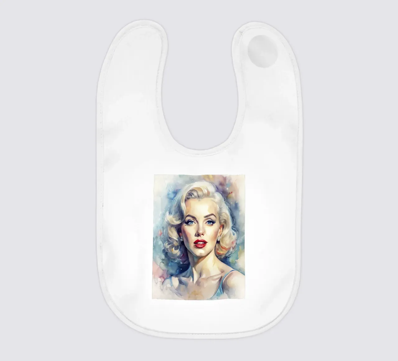 Marilyn Monroe in acquerello bavaglino da 🎁 ARTVI-SHOP