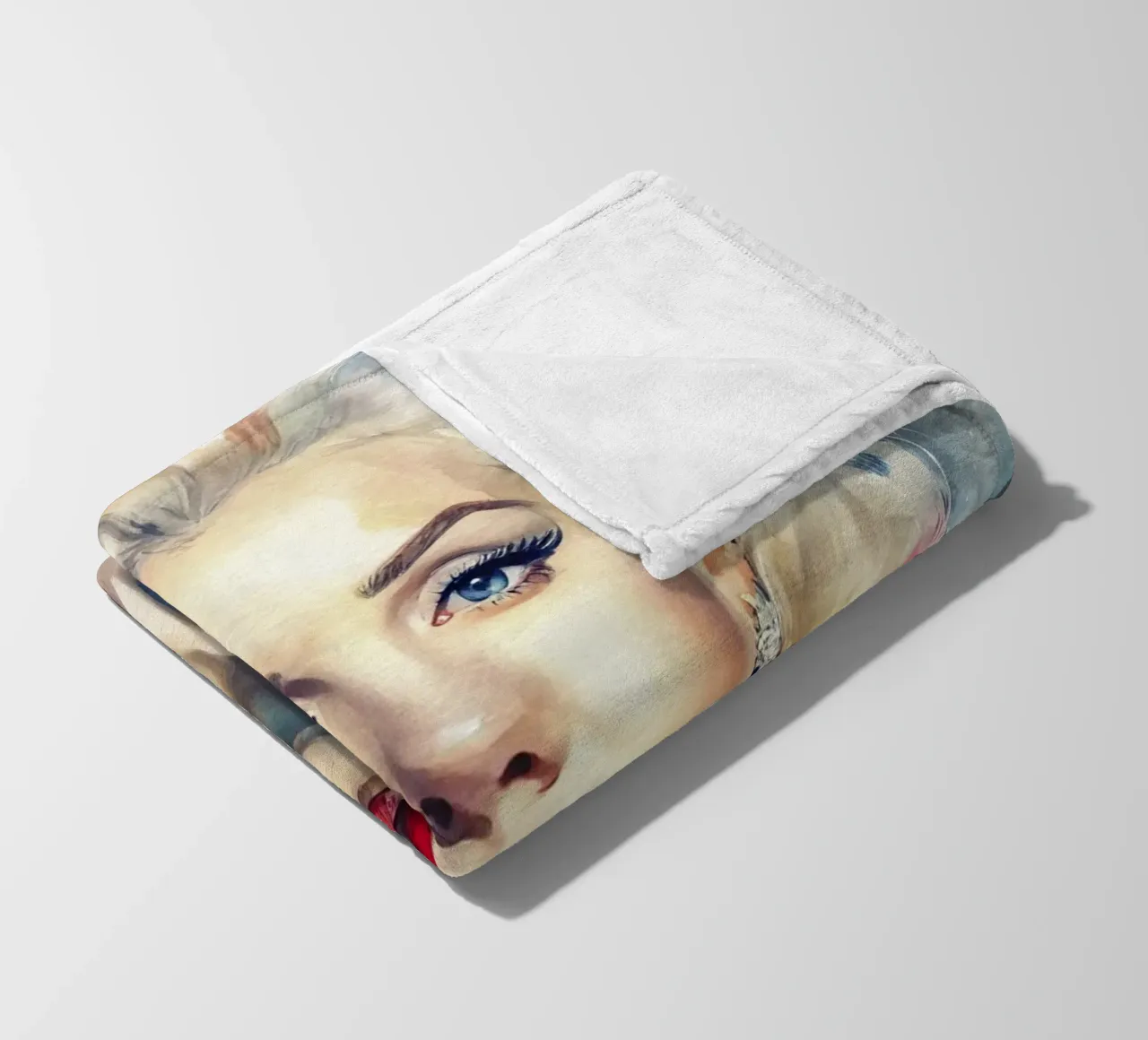 Marilyn Monroe in acquerello coperta in pile da 🎁 ARTVI-SHOP