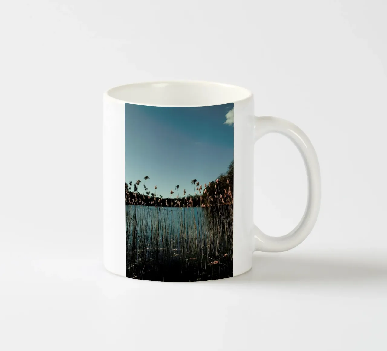 Nature — Grass In A Lake tazza in ceramica da Sebastian Hilgetag