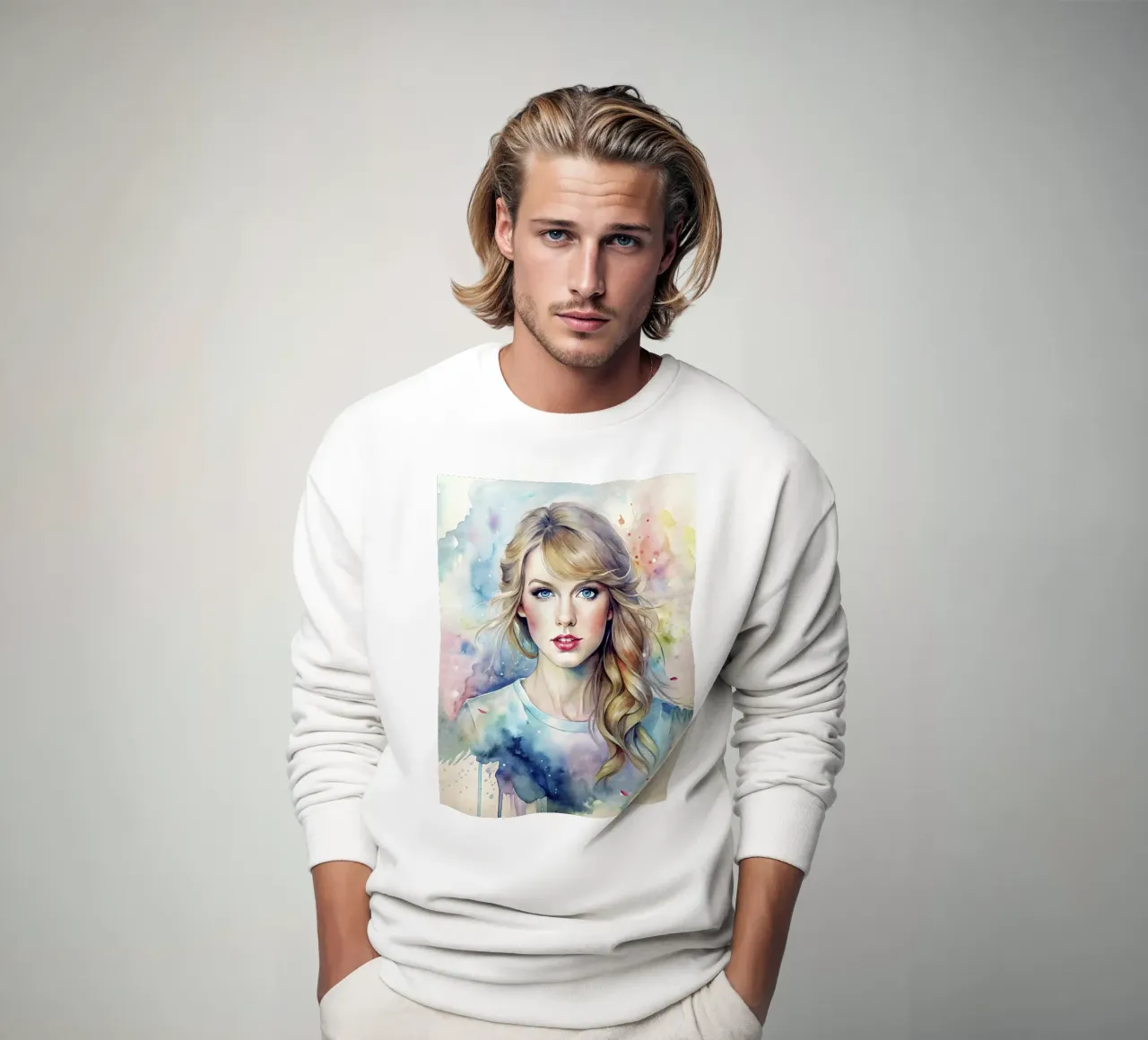 Taylor Swift in acquerello felpa da ARTVI-SHOP