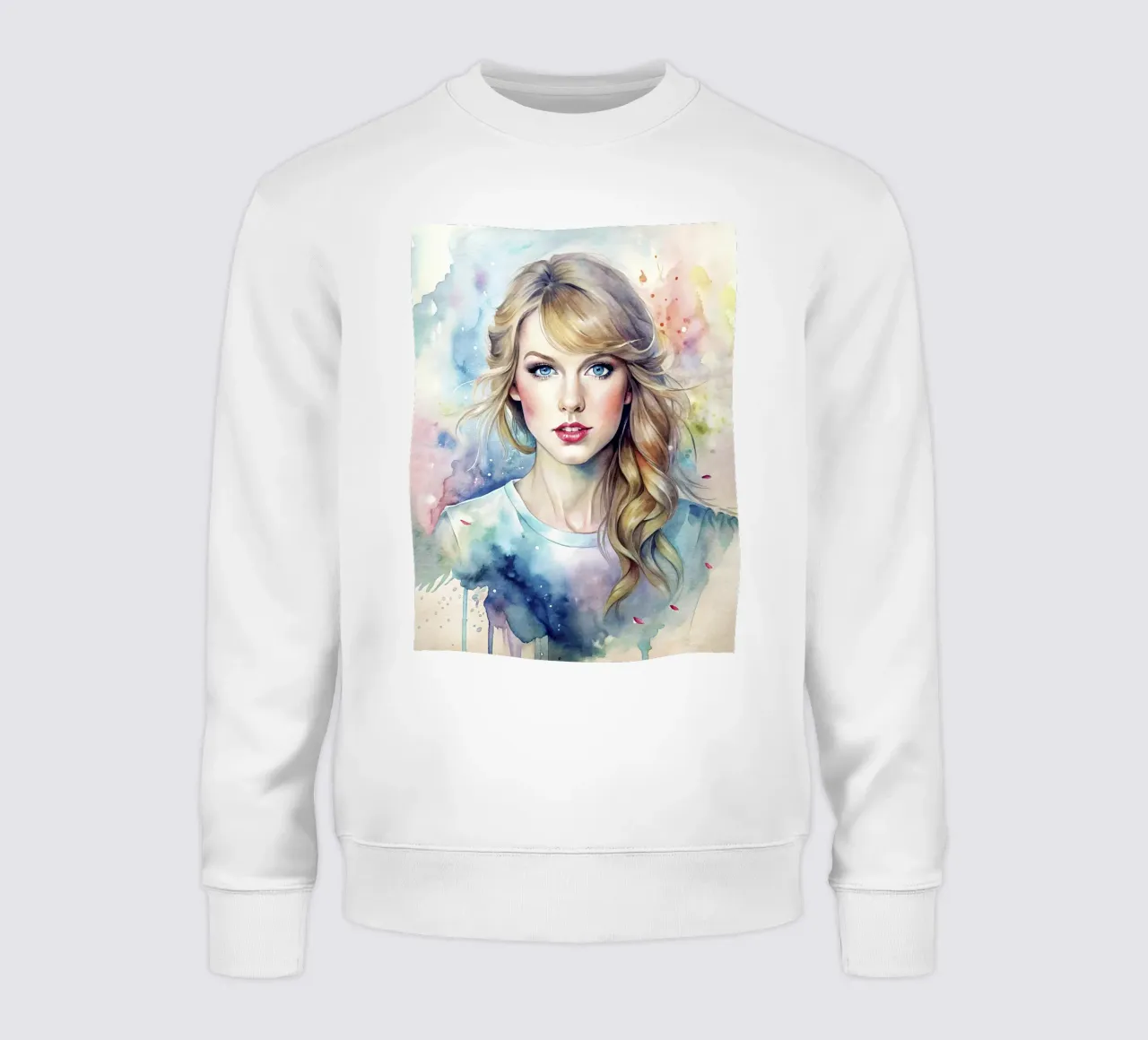 Taylor Swift in acquerello felpa da 🎁 NOBELART