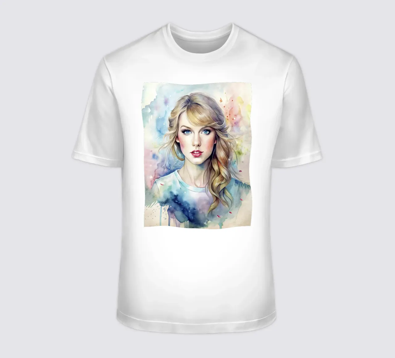 Taylor Swift in acquerello t-shirt da ARTVI-SHOP