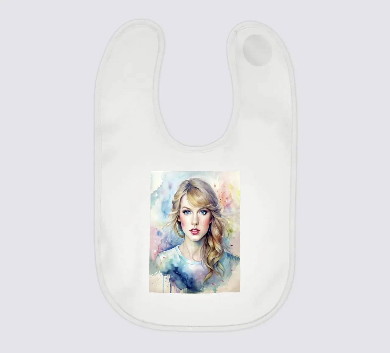 Taylor Swift in acquerello bavaglino da 🎁 NOBELART
