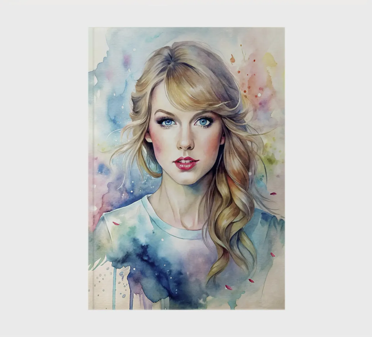 Taylor Swift in acquerello diario da ARTVI-SHOP