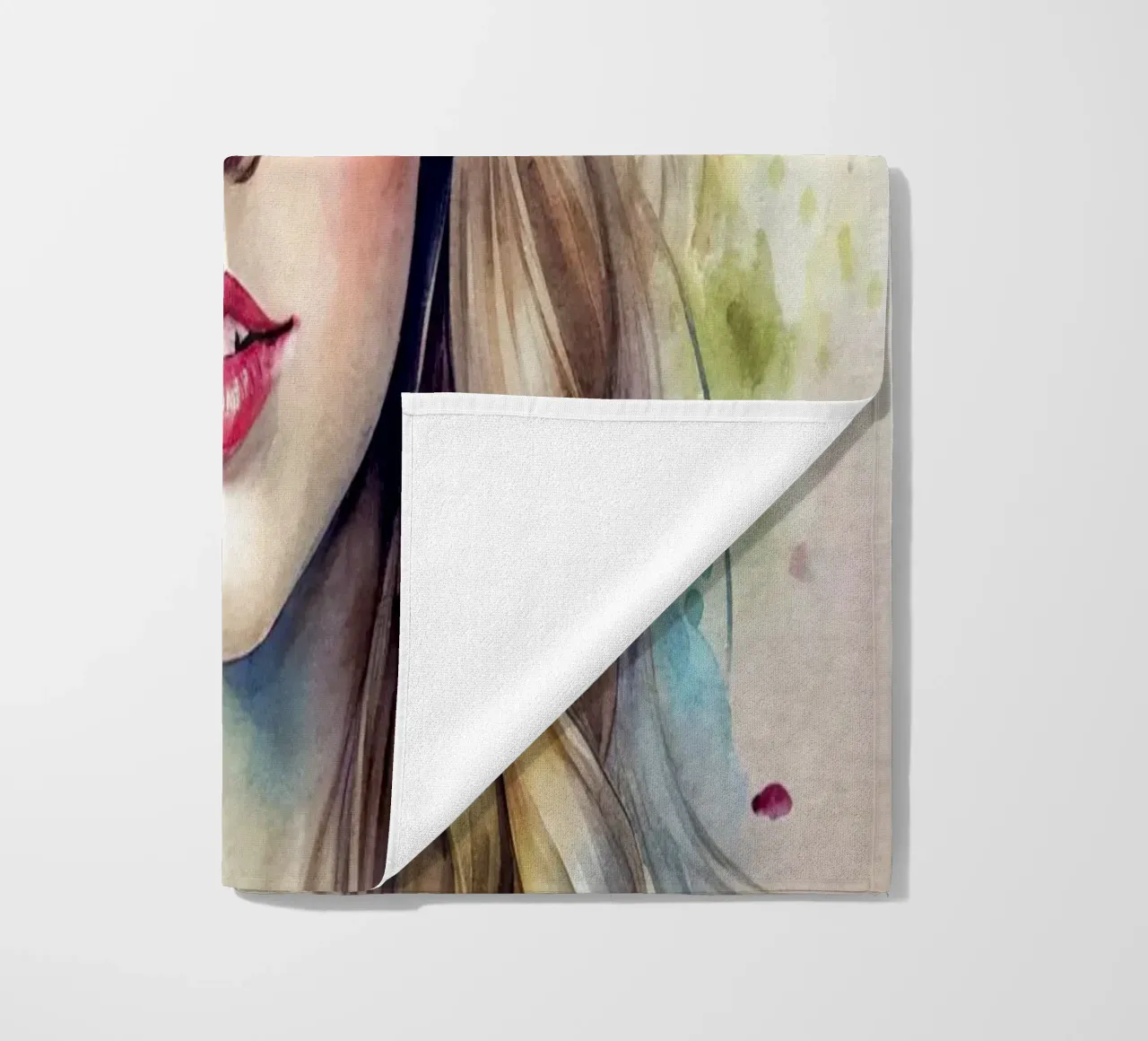 Taylor Swift in acquerello telo mare da 🎁 NOBELART