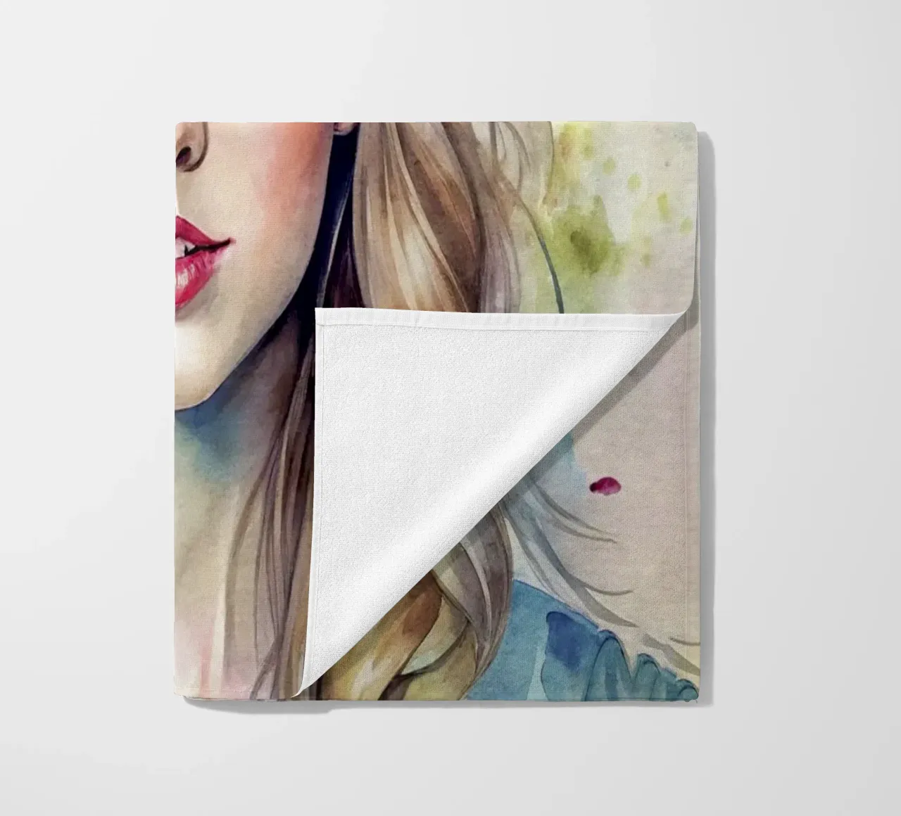 Taylor Swift in acquerello telo mare da 🎁 NOBELART