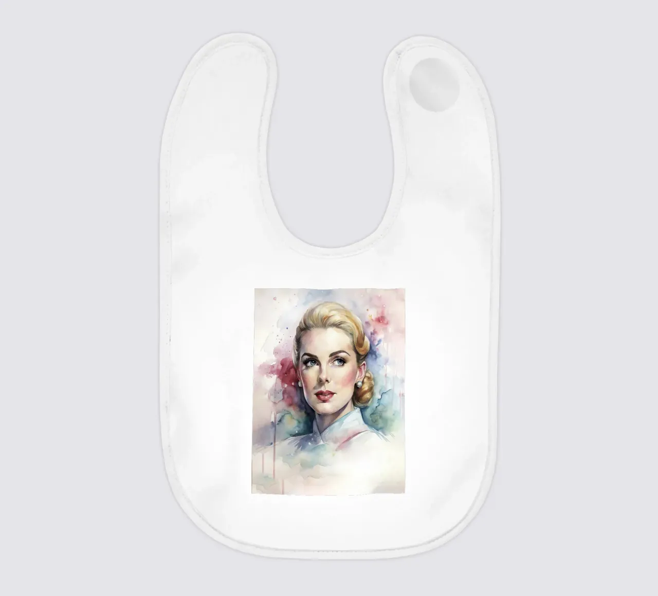 Grace Kelly in acquerello bavaglino da 🎁 ARTVI-SHOP