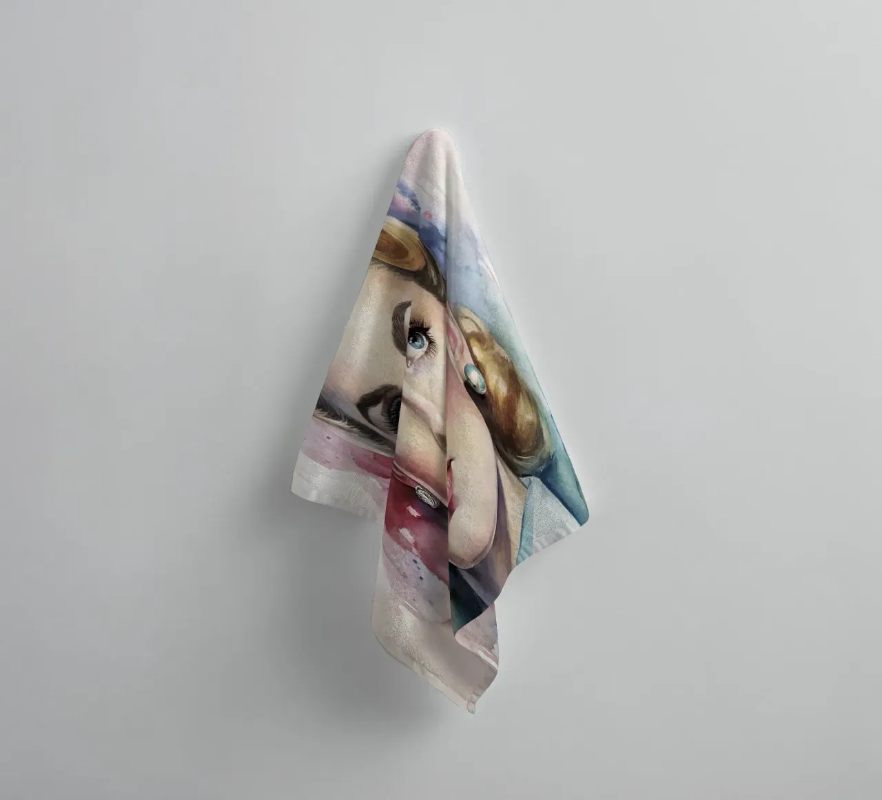 Grace Kelly in acquerello asciugamano da bagno da 🎁 ARTVI-SHOP