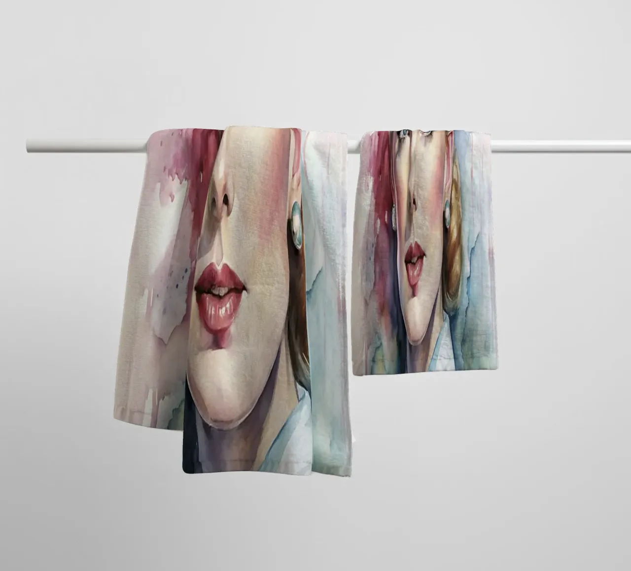 Grace Kelly in acquerello asciugamano da bagno da 🎁 ARTVI-SHOP