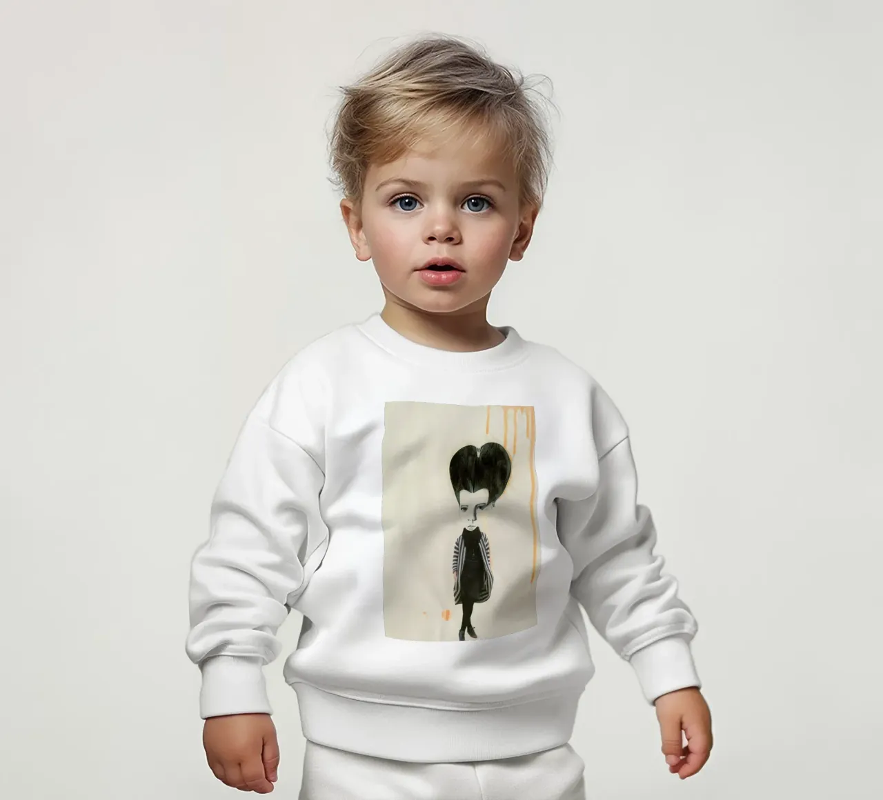 [ˈmandl̩|a͜uɡə] II Baby Sweatshirt von Julia Danckwerth