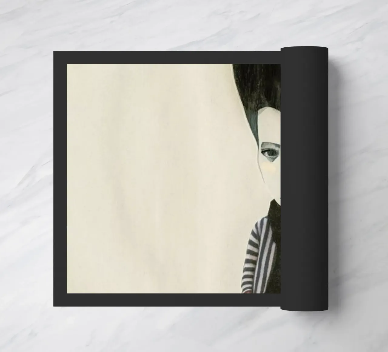 [ˈmandl̩|a͜uɡə] II doormat by Julia Danckwerth