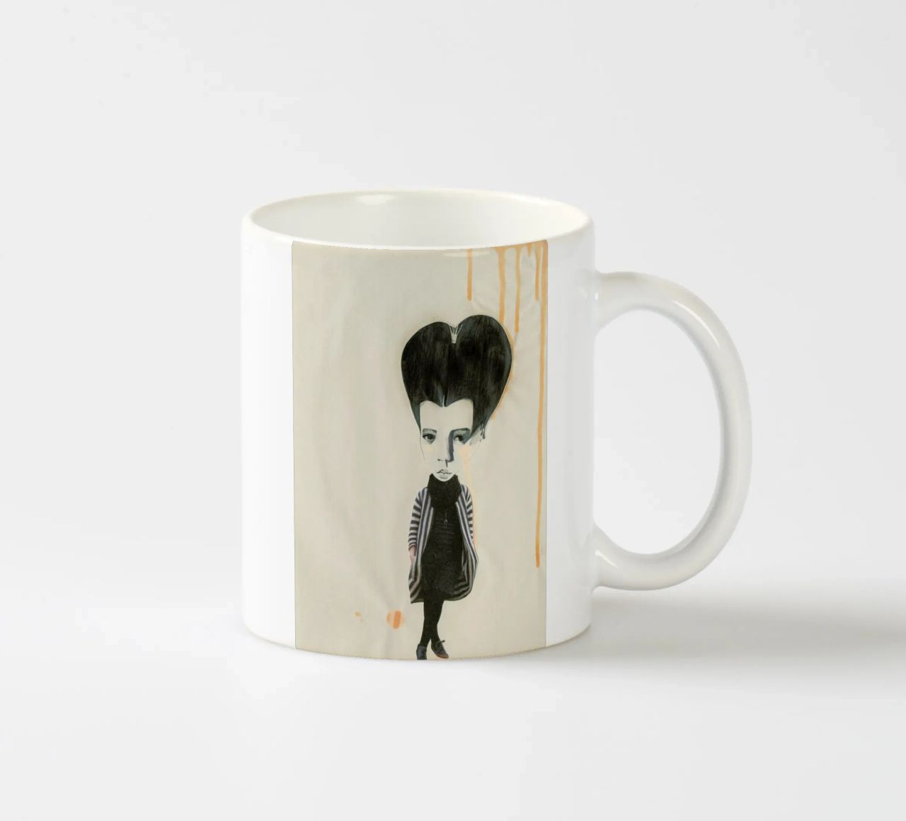 [ˈmandl̩|a͜uɡə] II tazza in ceramica da Julia Danckwerth