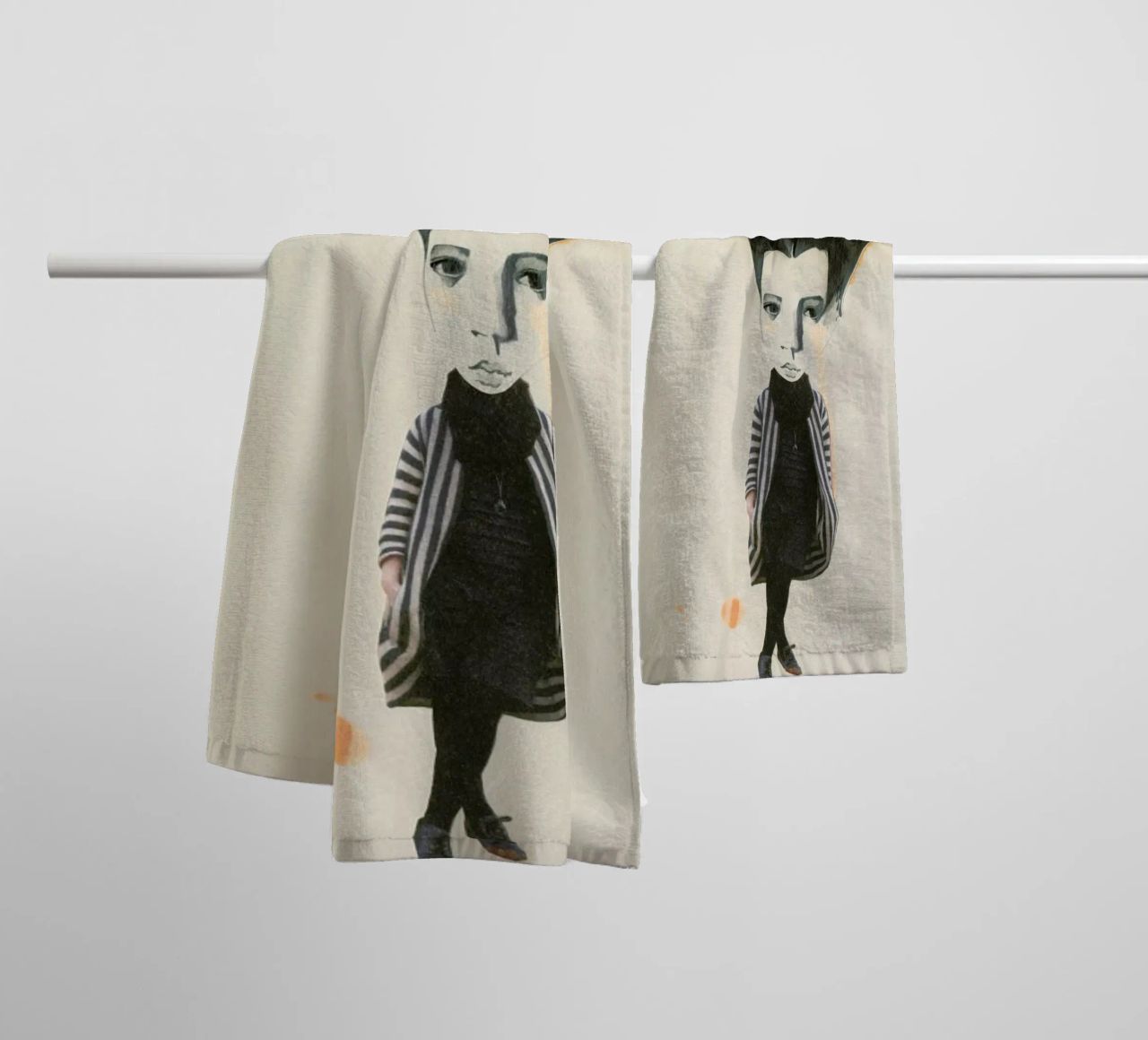 [ˈmandl̩|a͜uɡə] II asciugamano da bagno da Julia Danckwerth