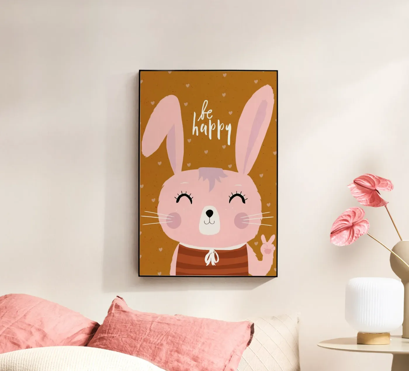 Be Happy Acryl-Glas von treechild