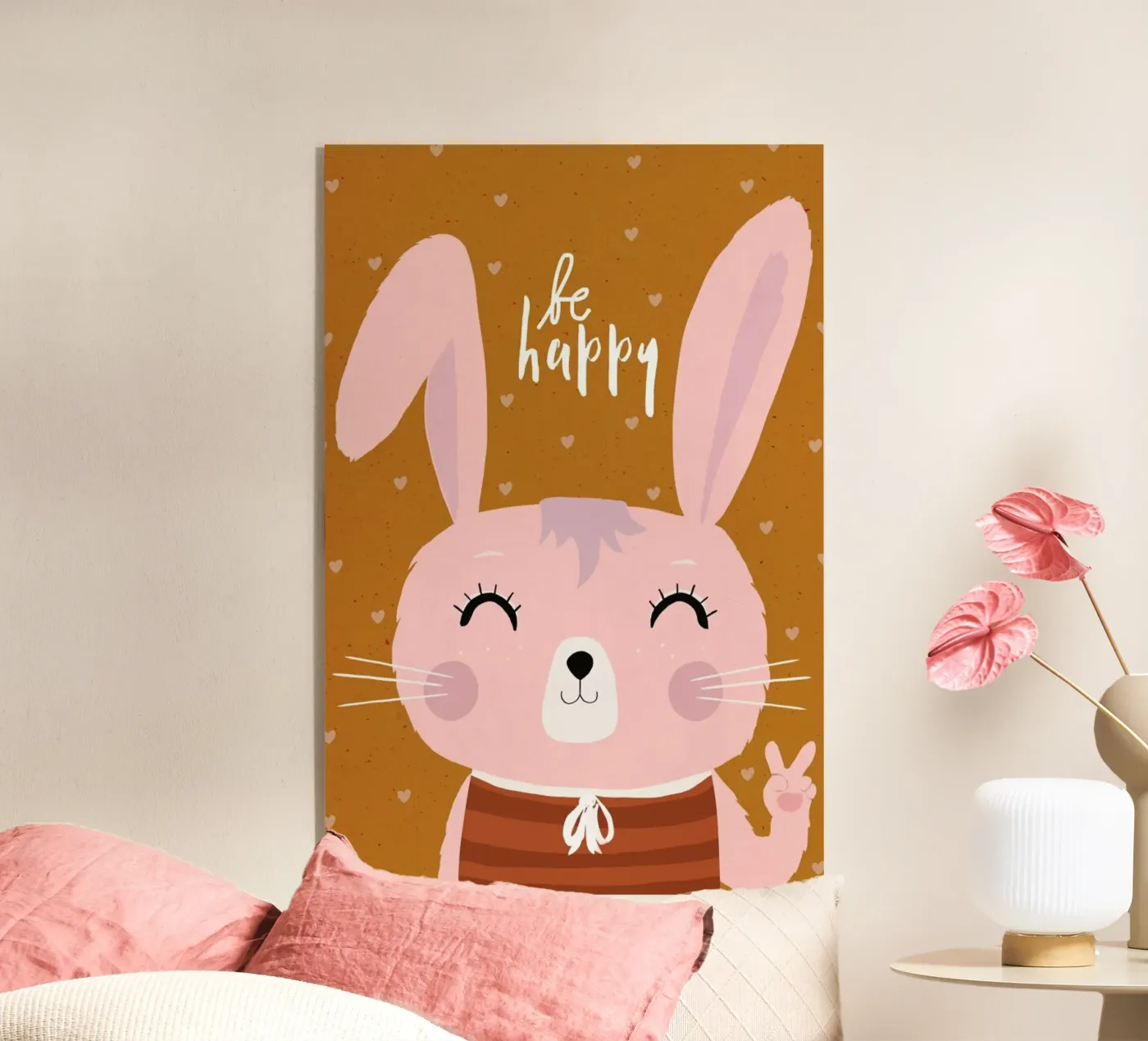 Be Happy Acryl-Glas von treechild