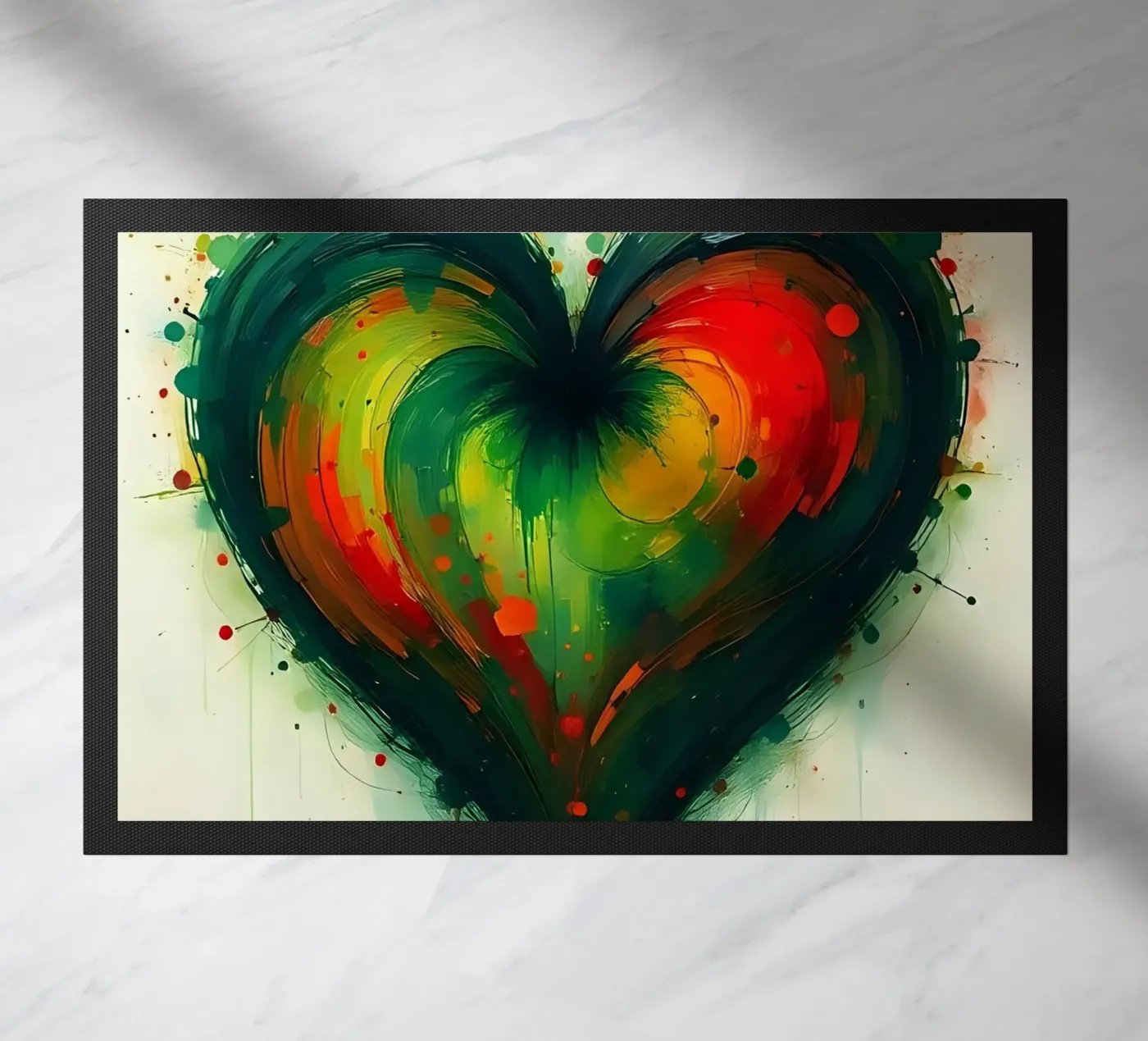 cuore_verde_rosso_3 zerbino da Pink- und LoveArt by LK