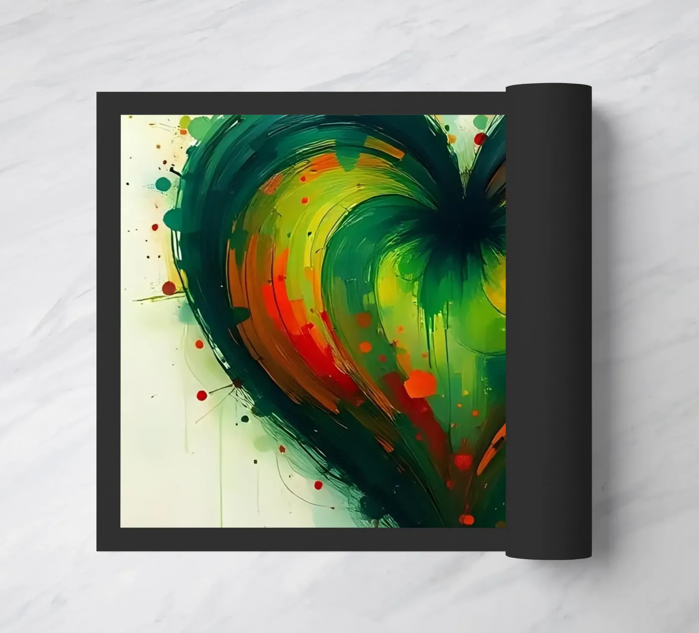cuore_verde_rosso_3 zerbino da Pink- und LoveArt by LK