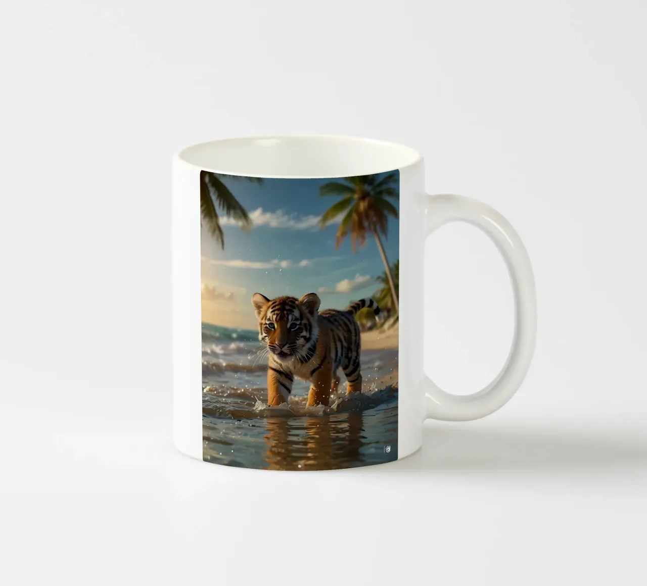 Spiaggia della tigre tazza in ceramica da LM2KONE