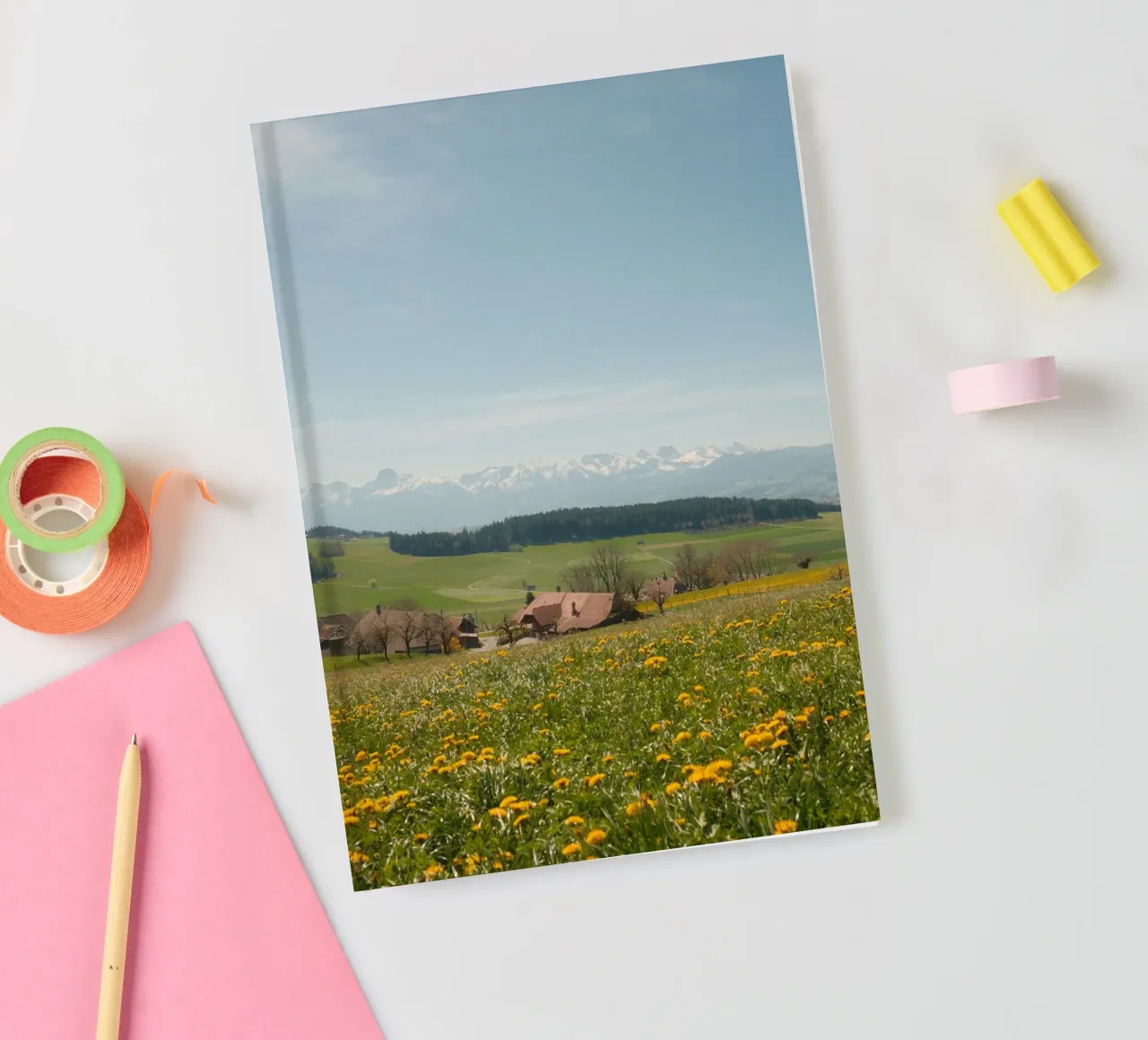 Spring Blossoms and Alpine Dreams notebook by FujiSwiss