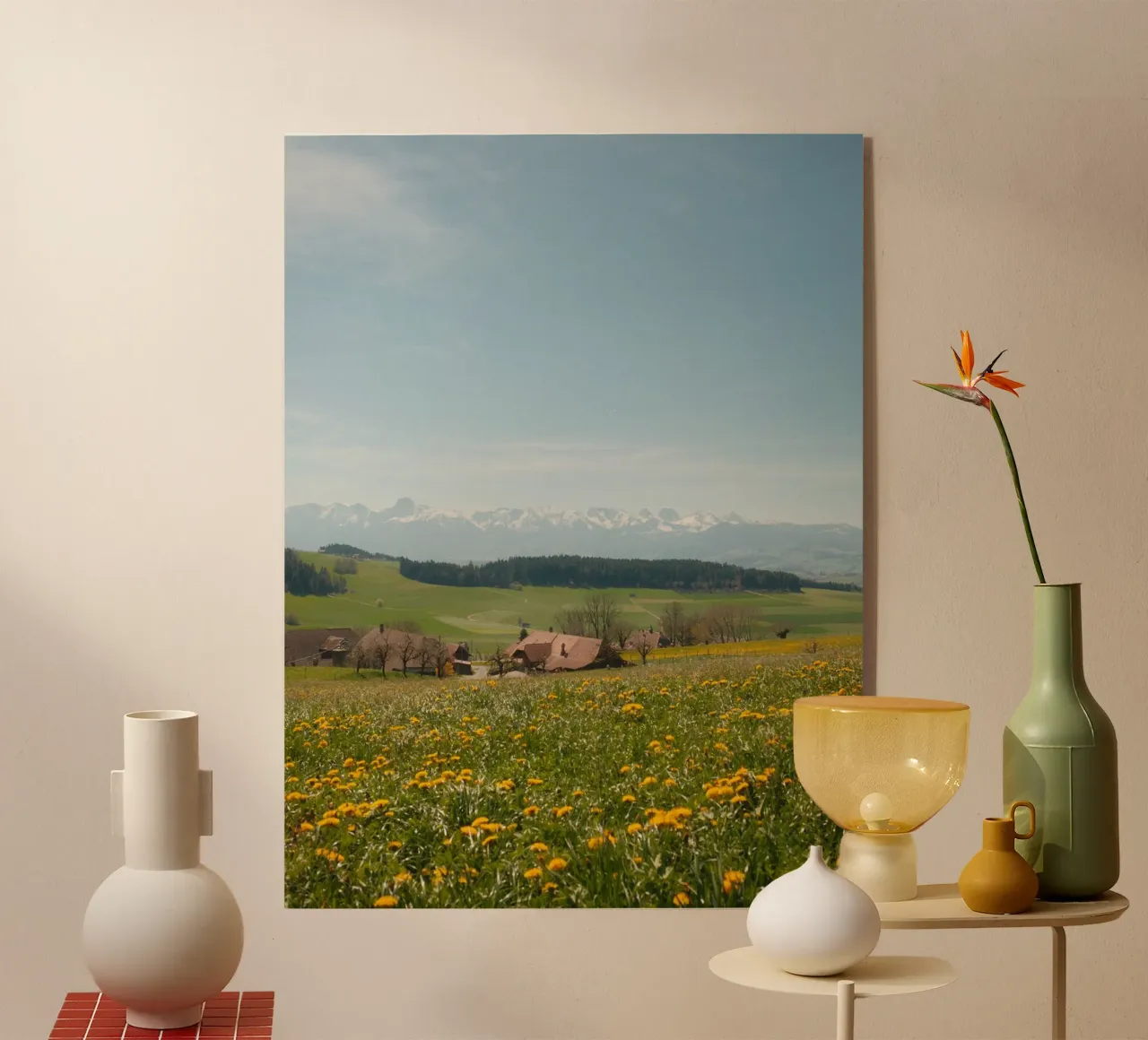 Spring Blossoms and Alpine Dreams plexiglass da FujiSwiss
