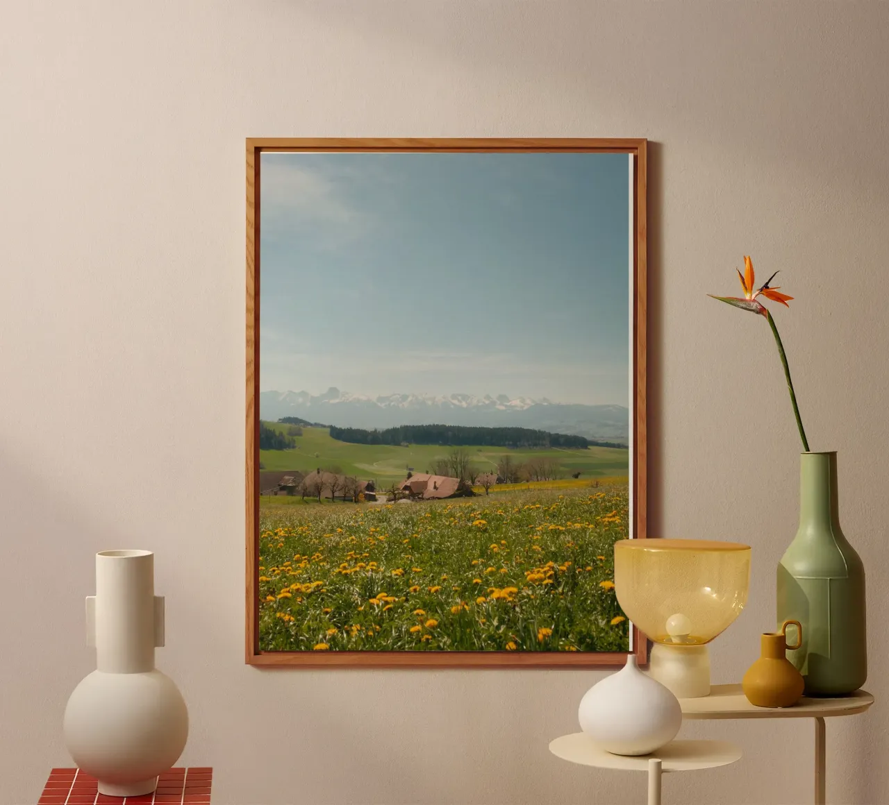Spring Blossoms and Alpine Dreams alluminio dibond da FujiSwiss